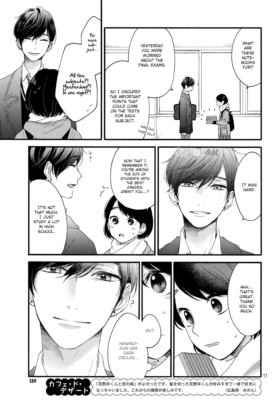 Hananoi-kun to Koi no Yamai Chapter 2 page 12 - Chapter 2