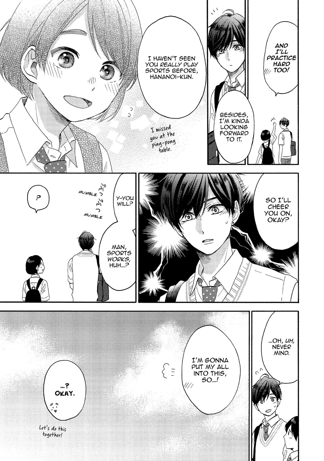 Hananoi-kun to Koi no Yamai Chapter 23 page 7 - Chapter 23