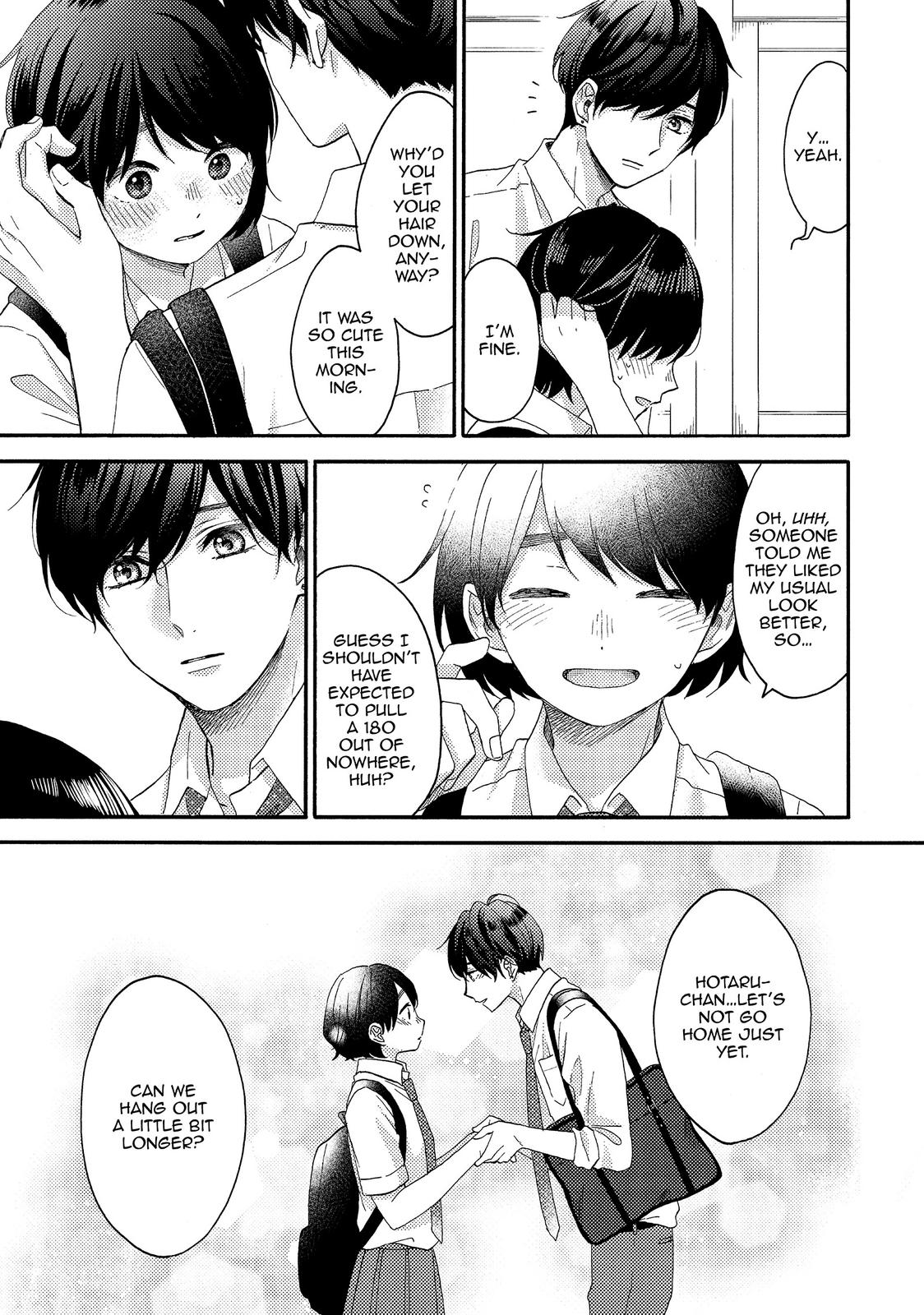 Hananoi-kun to Koi no Yamai Chapter 25 page 35 - Chapter 25