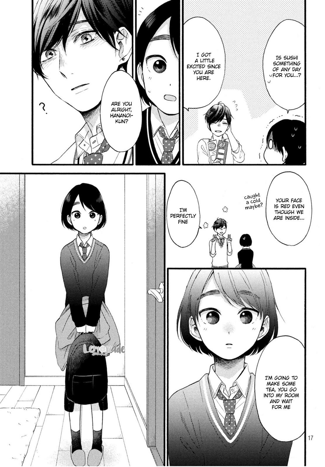 Hananoi-kun to Koi no Yamai Chapter 3 page 18 - Chapter 3: The First Visit To Your Room