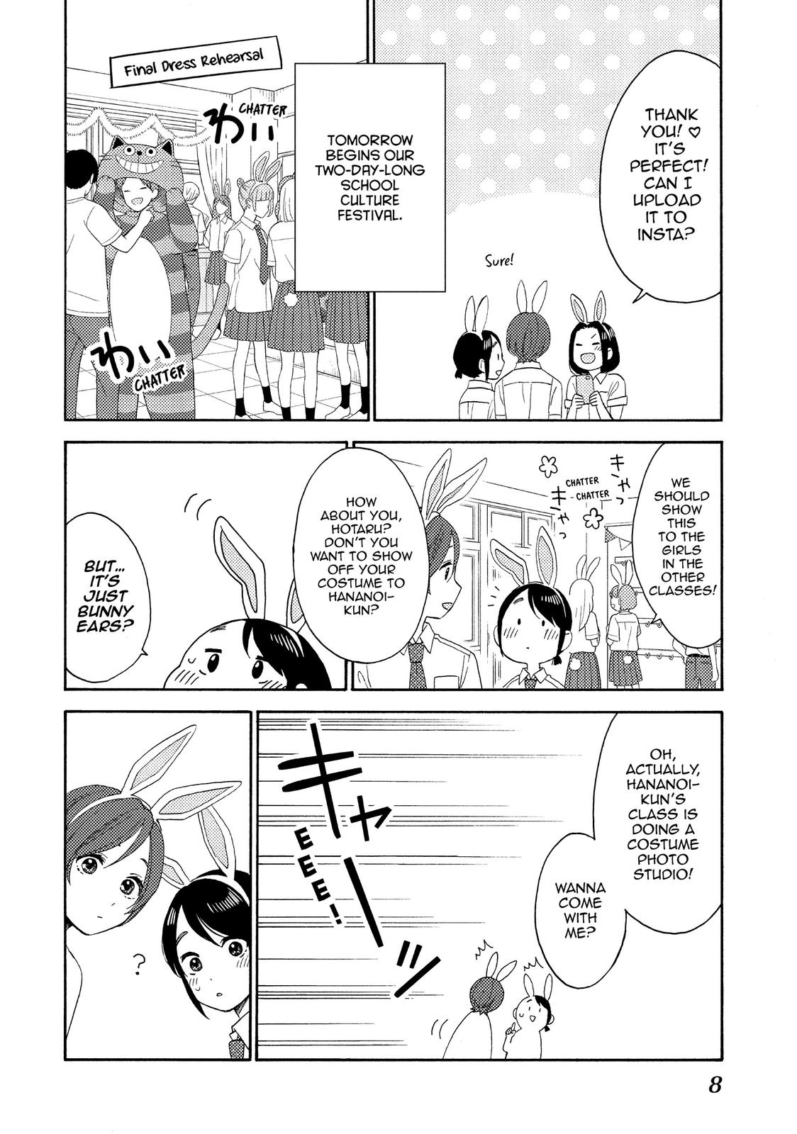 Hananoi-kun to Koi no Yamai Chapter 33 page 9 - Chapter 33