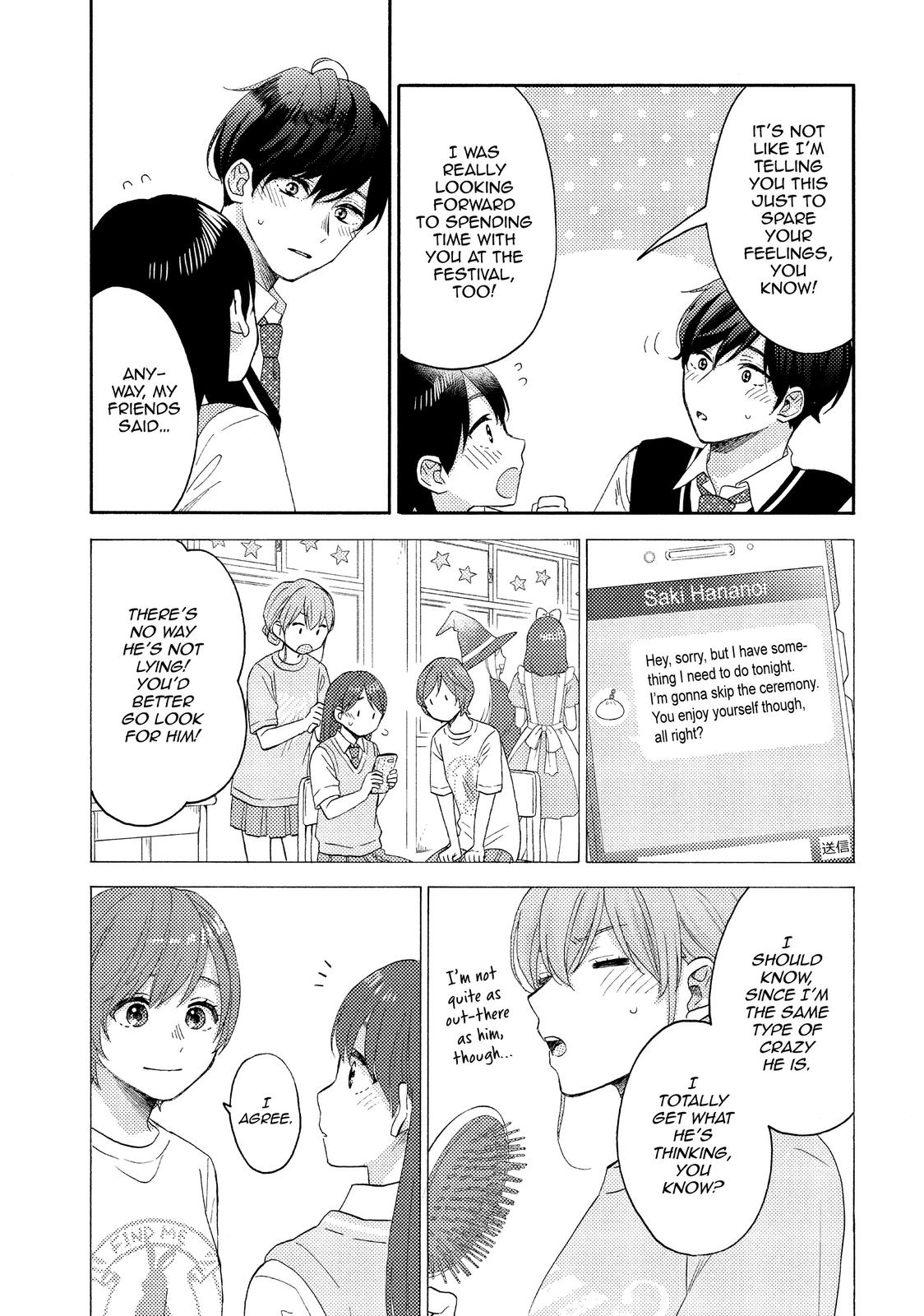 Hananoi-kun to Koi no Yamai Chapter 36 page 9 - Chapter 36