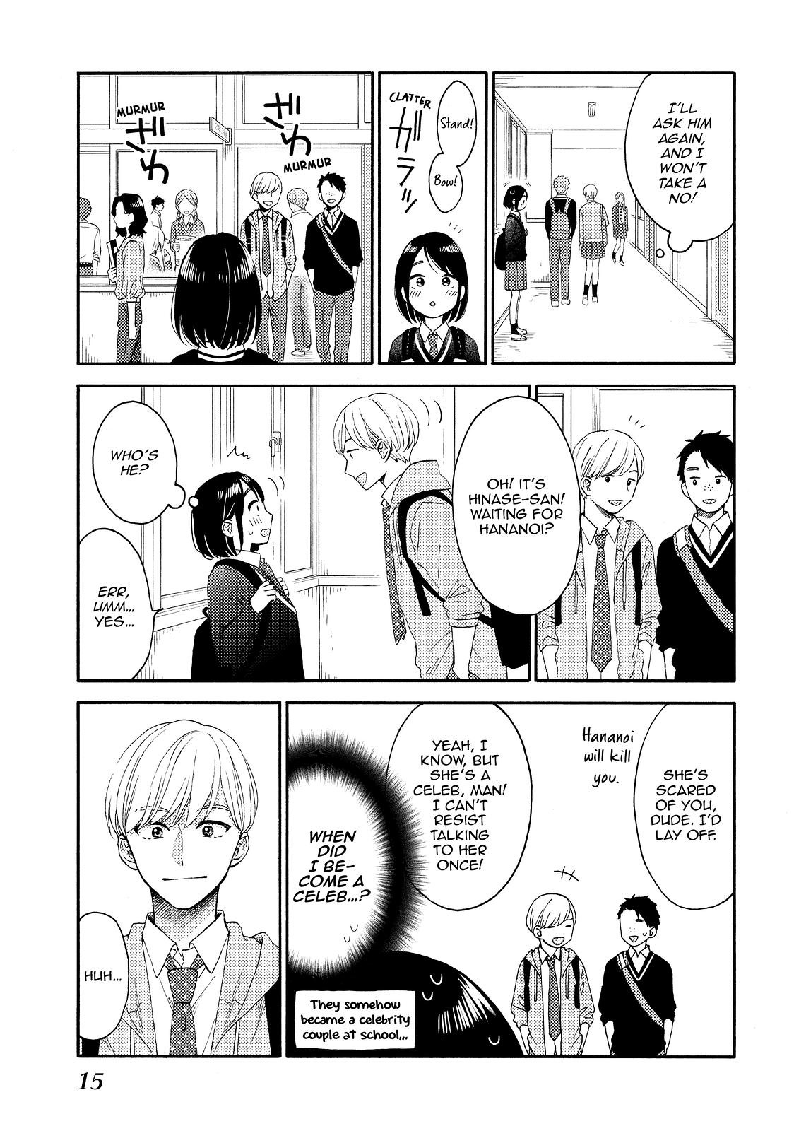 Hananoi-kun to Koi no Yamai Chapter 37 page 15 - Chapter 37