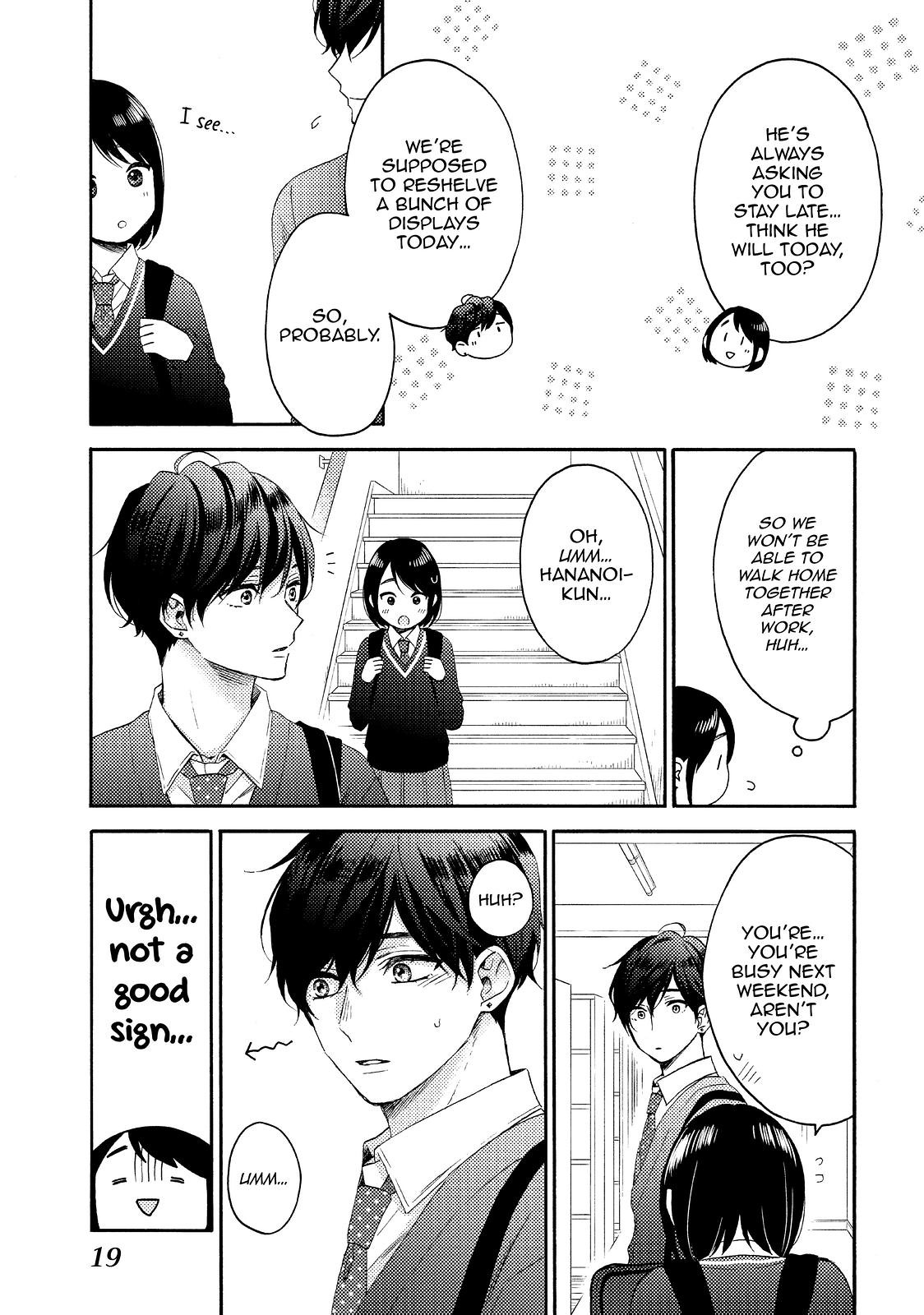 Hananoi-kun to Koi no Yamai Chapter 37 page 19 - Chapter 37