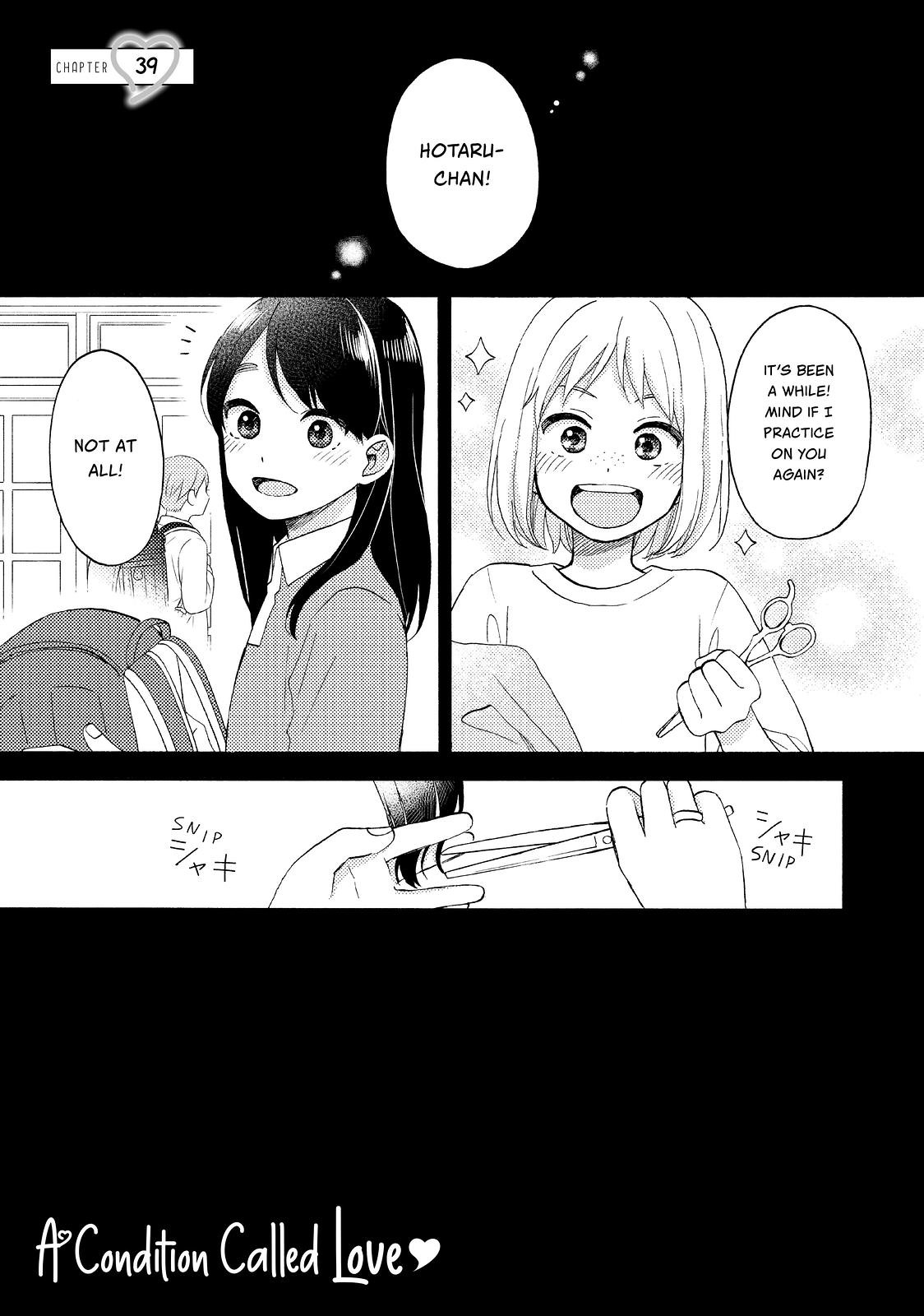 Hananoi-kun to Koi no Yamai Chapter 39 page 1 - Chapter 39