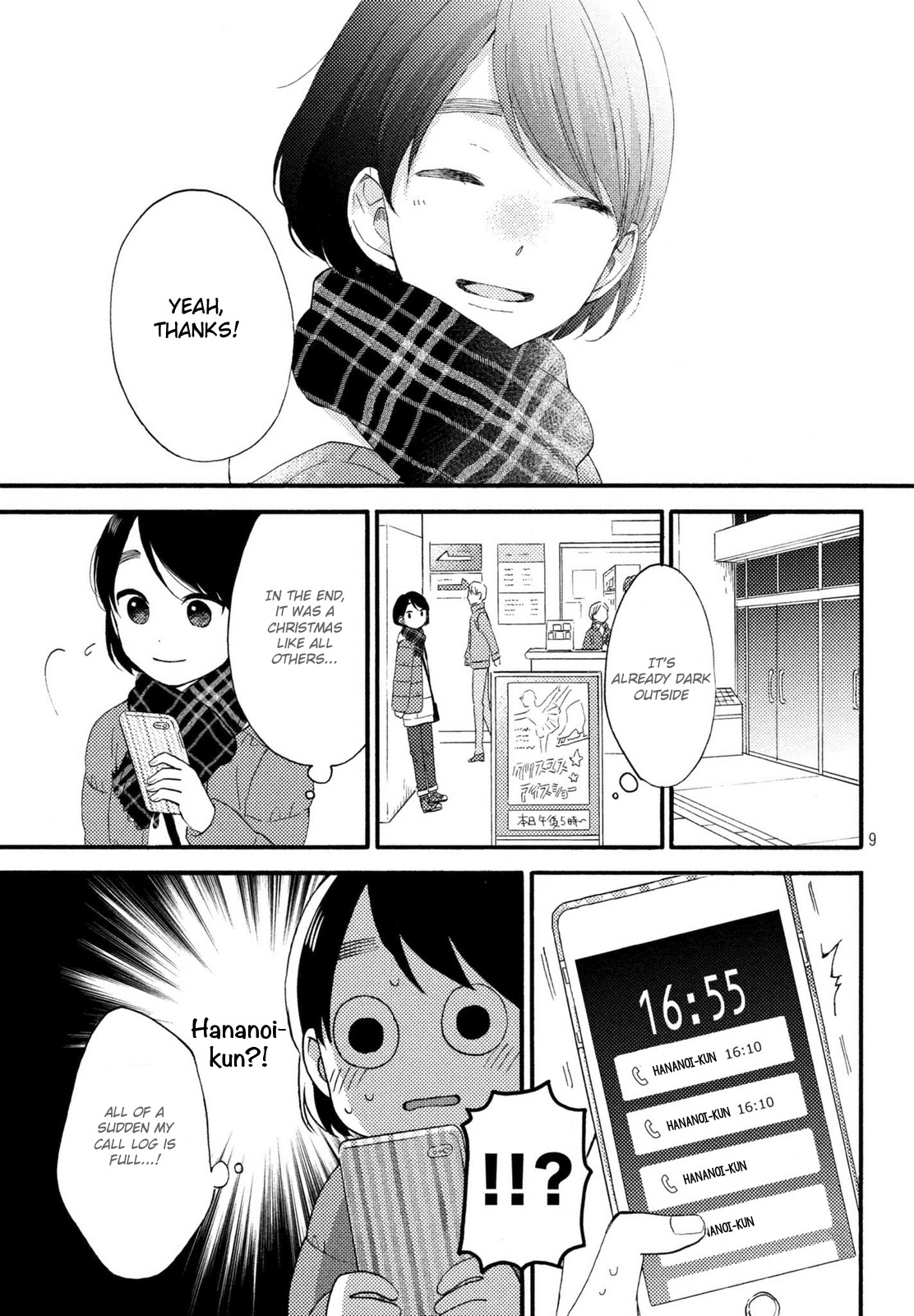 Hananoi-kun to Koi no Yamai Chapter 4 page 10 - Chapter 4: The First Christmas