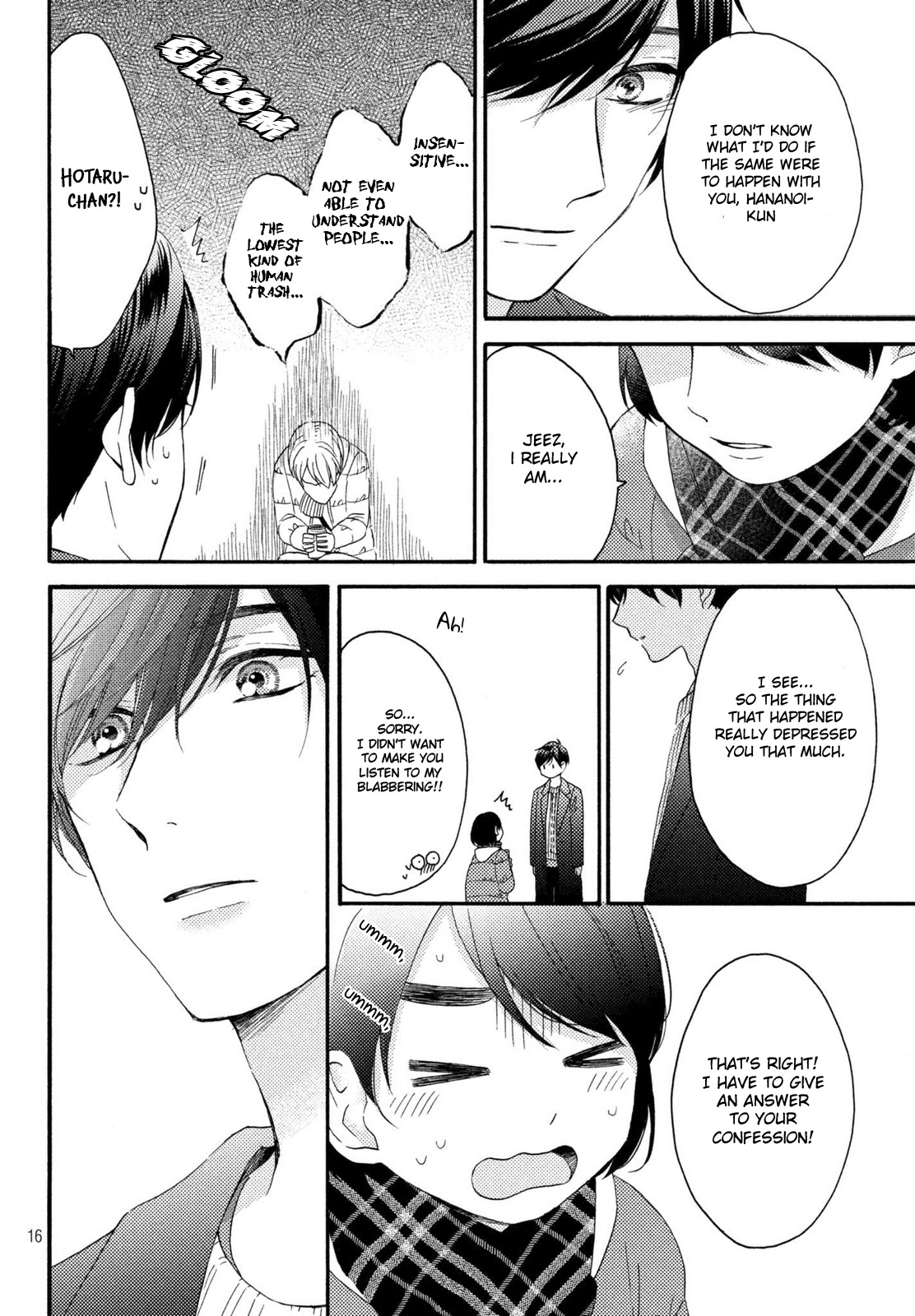 Hananoi-kun to Koi no Yamai Chapter 4 page 17 - Chapter 4: The First Christmas