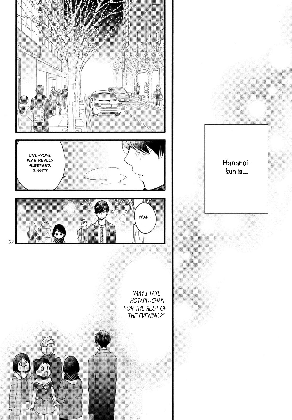 Hananoi-kun to Koi no Yamai Chapter 4 page 23 - Chapter 4: The First Christmas