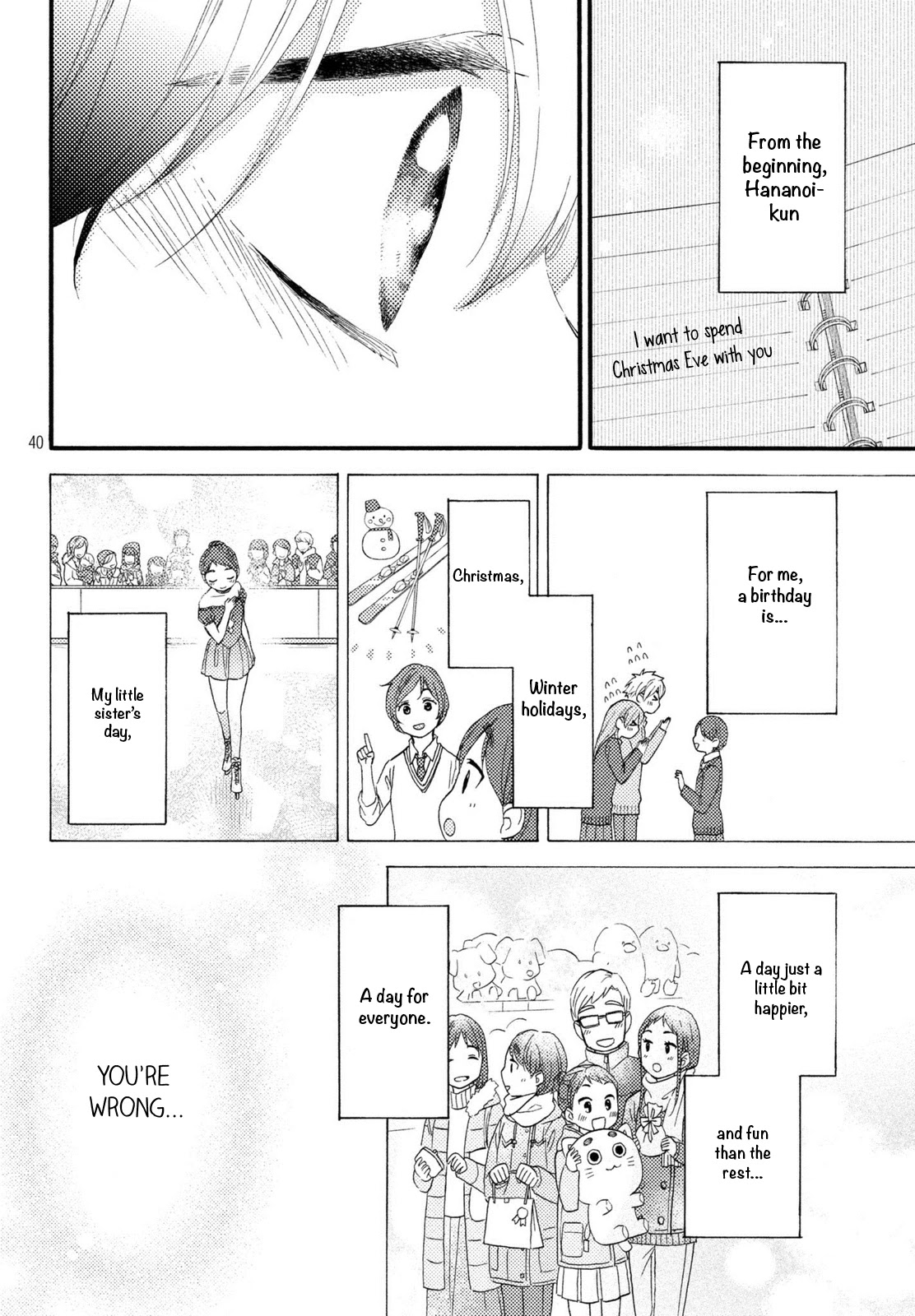 Hananoi-kun to Koi no Yamai Chapter 4 page 41 - Chapter 4: The First Christmas