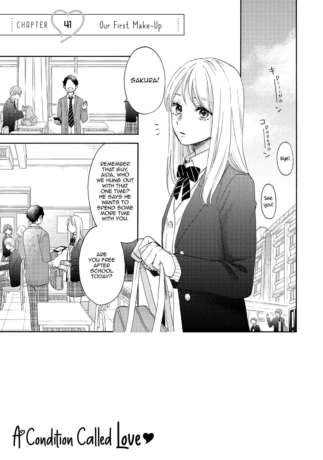 Hananoi-kun to Koi no Yamai Chapter 41 page 1 - Chapter 41