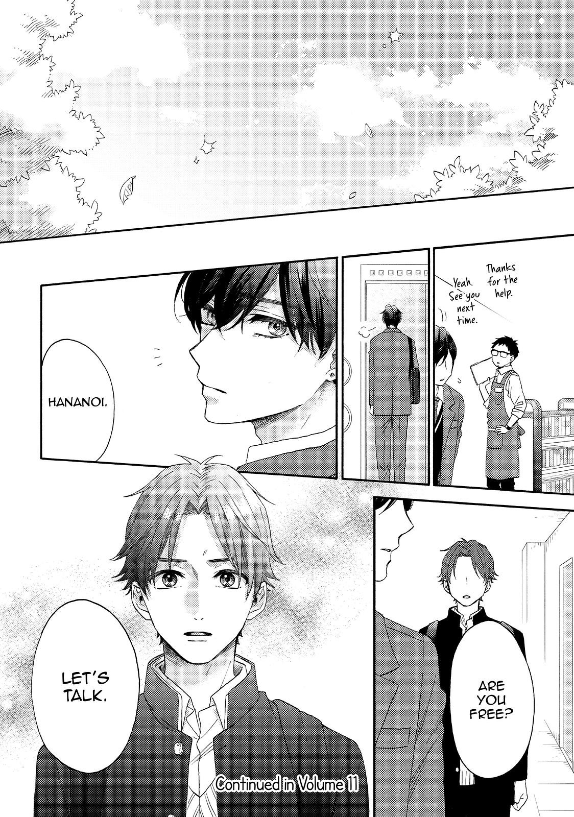 Hananoi-kun to Koi no Yamai Chapter 41 page 46 - Chapter 41
