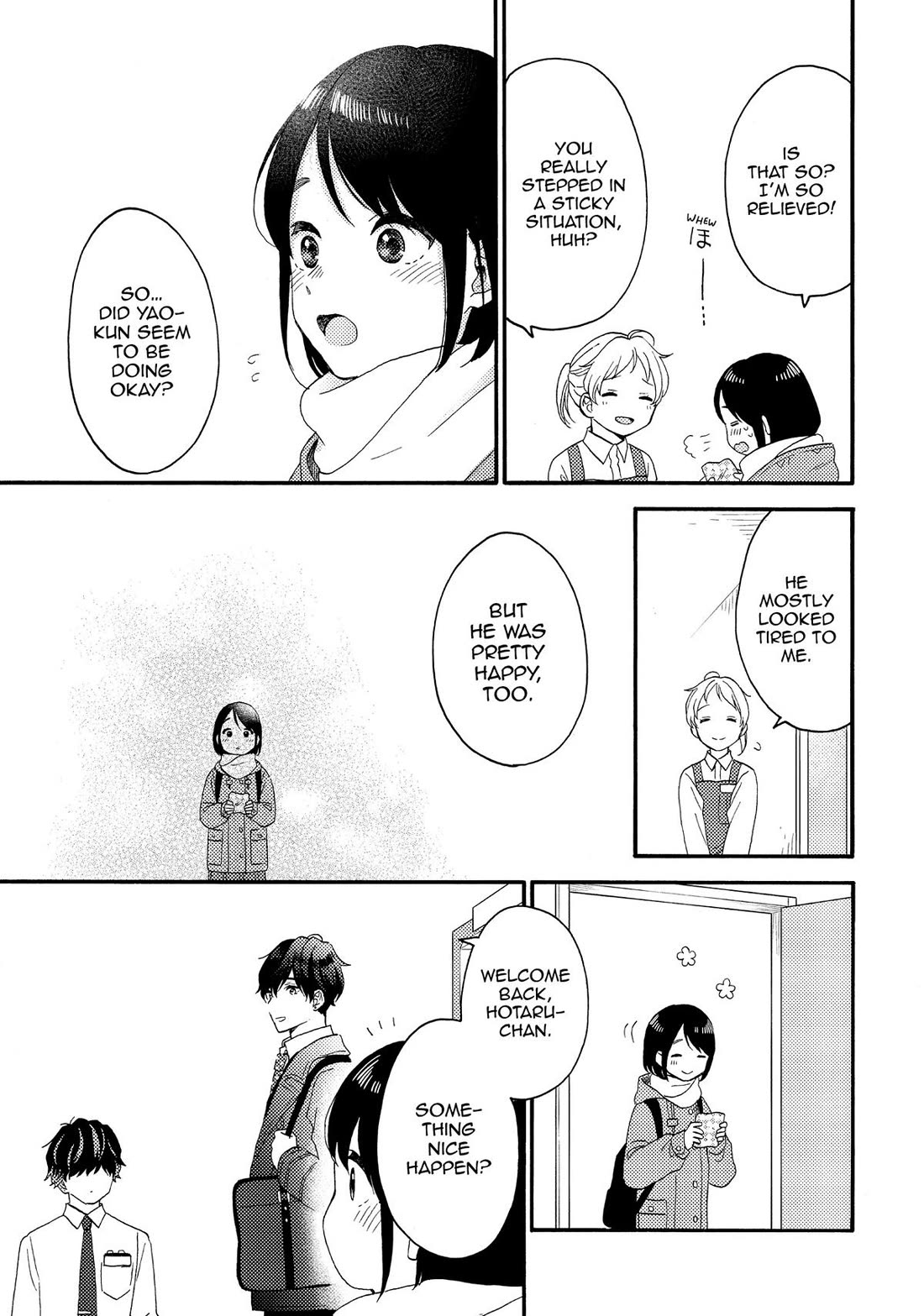 Hananoi-kun to Koi no Yamai Chapter 59 page 21 - Chapter 59: Our First Anniversary