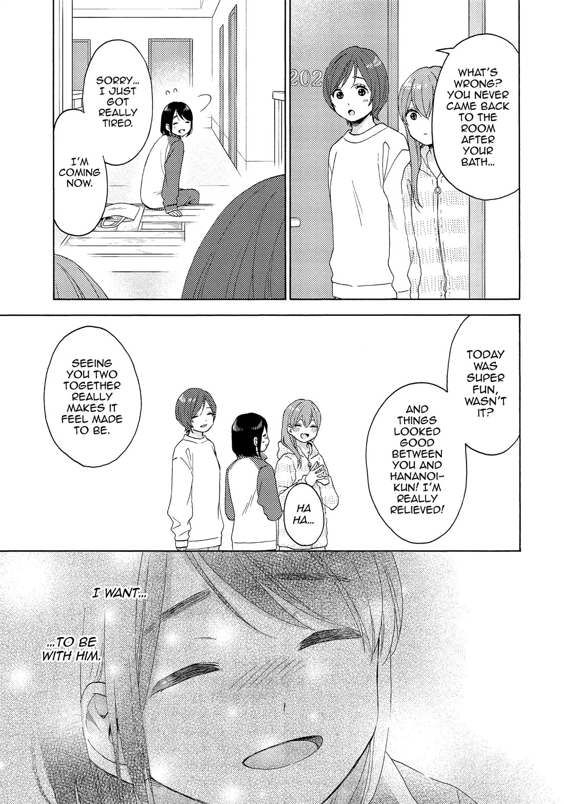 Hananoi-kun to Koi no Yamai Chapter 63 page 13 - Chapter 63: My First Class Trip (Part 2)