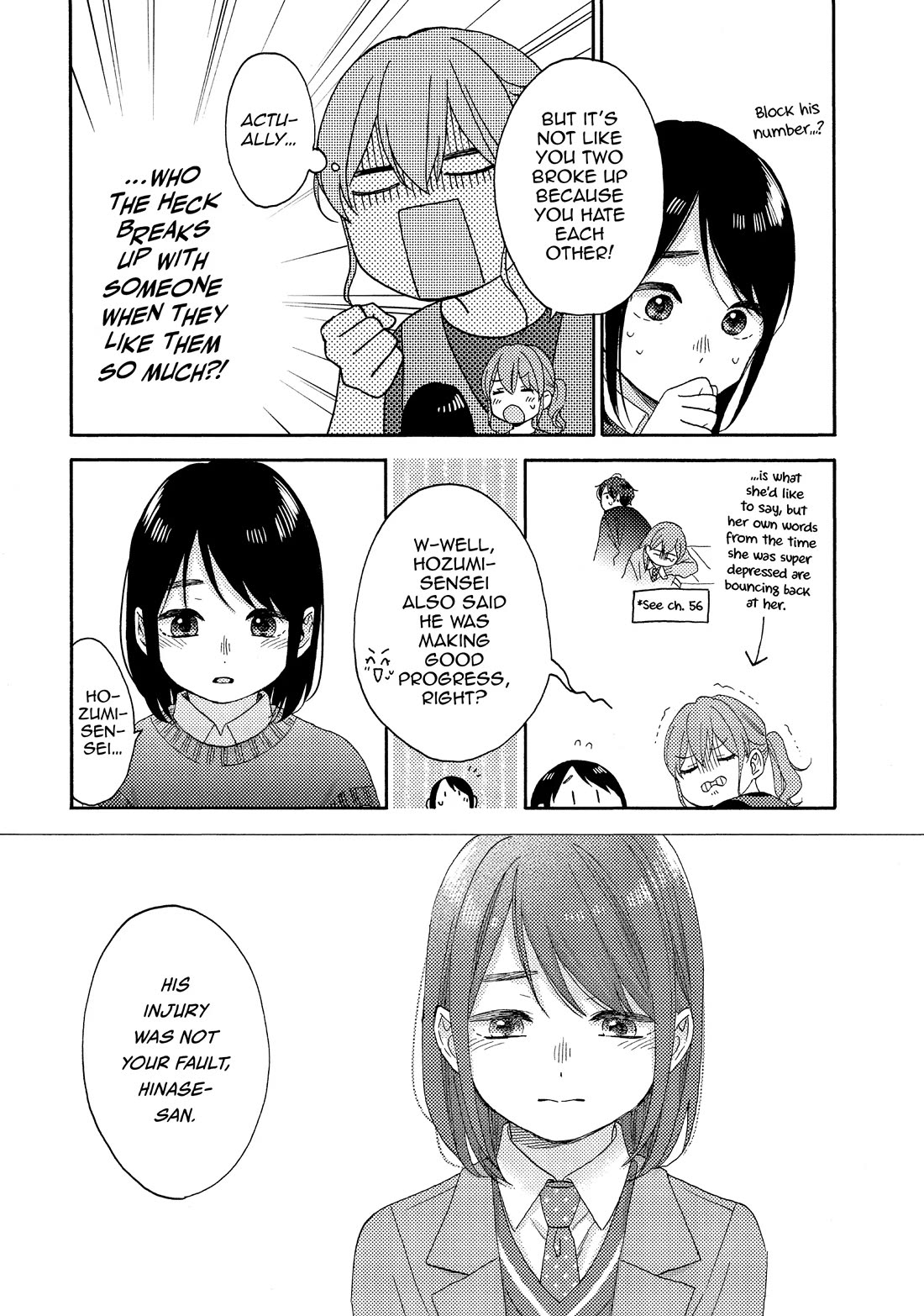 Hananoi-kun to Koi no Yamai Chapter 64 page 10 - Chapter 64: My First Breakup