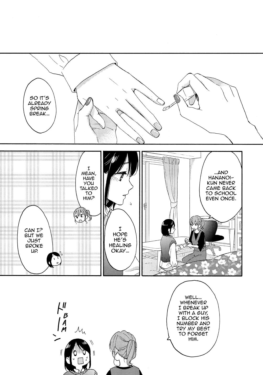 Hananoi-kun to Koi no Yamai Chapter 64 page 9 - Chapter 64: My First Breakup