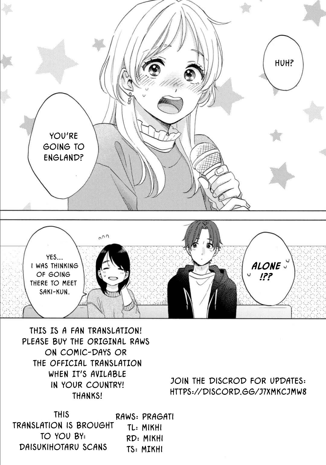 Hananoi-kun to Koi no Yamai Chapter 66 page 1 - Chapter 66: Her First Journey