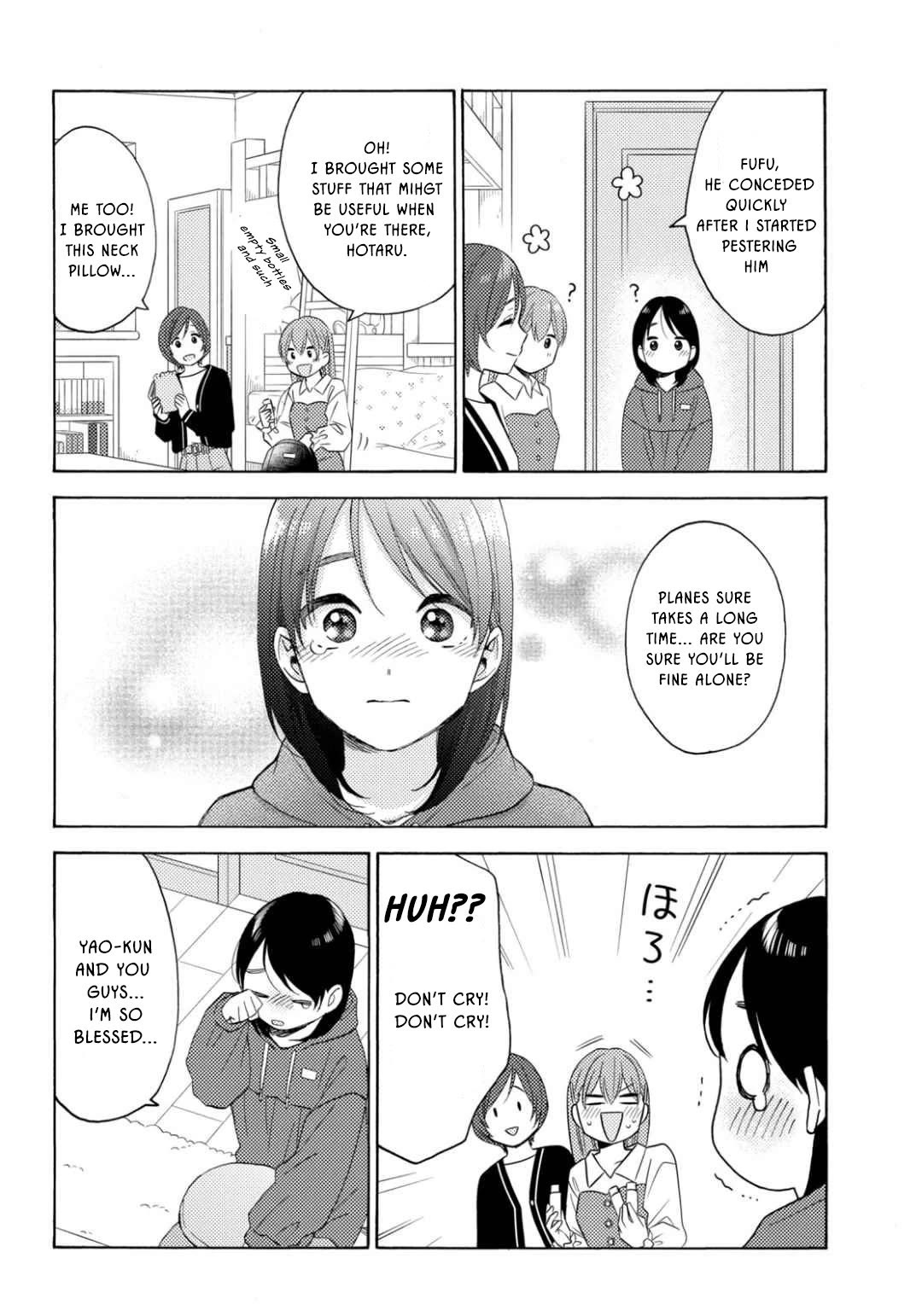 Hananoi-kun to Koi no Yamai Chapter 66 page 10 - Chapter 66: Her First Journey