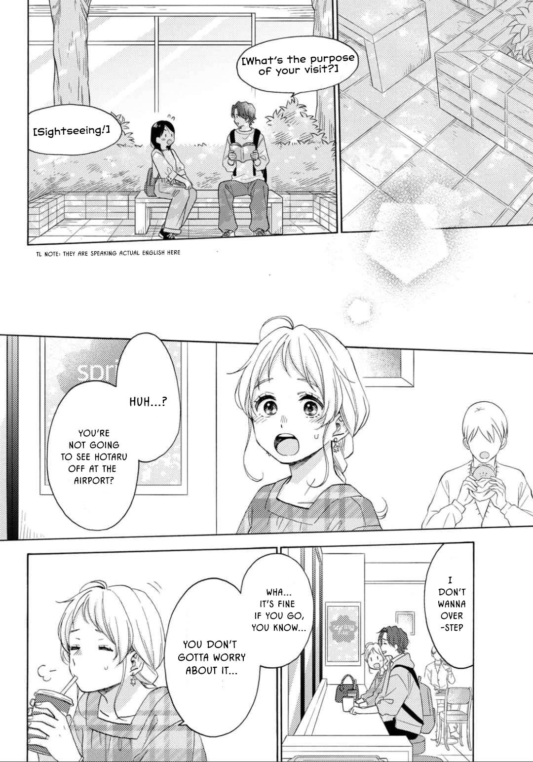 Hananoi-kun to Koi no Yamai Chapter 66 page 14 - Chapter 66: Her First Journey