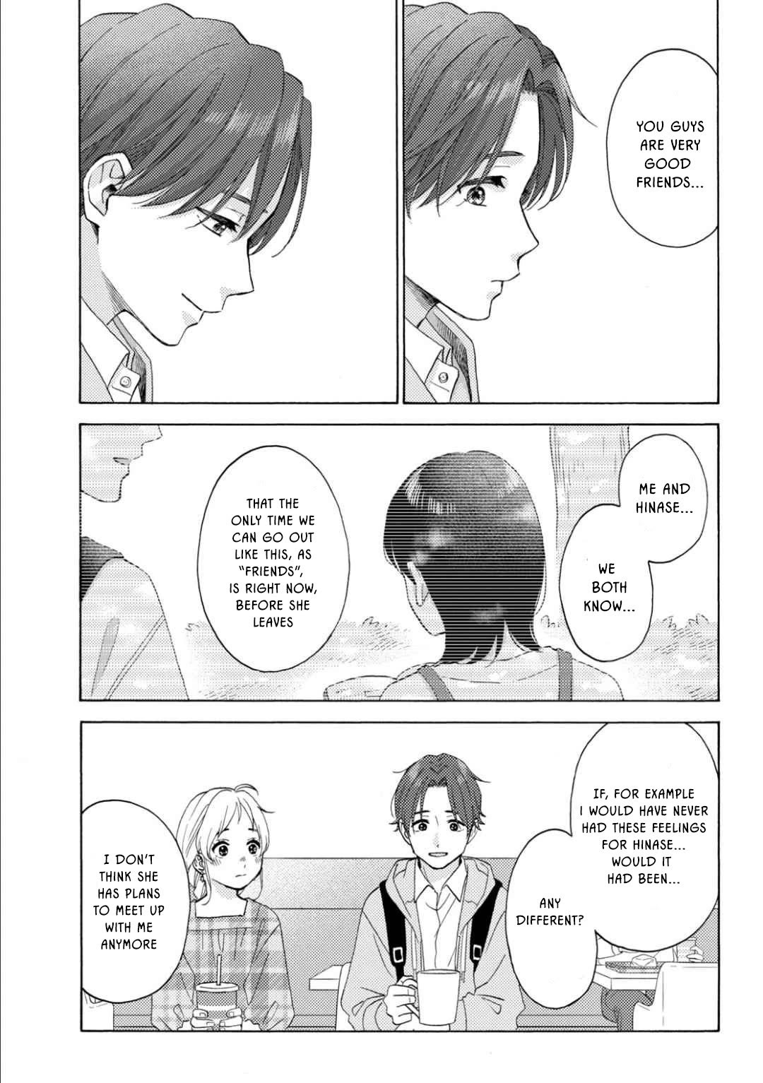 Hananoi-kun to Koi no Yamai Chapter 66 page 15 - Chapter 66: Her First Journey