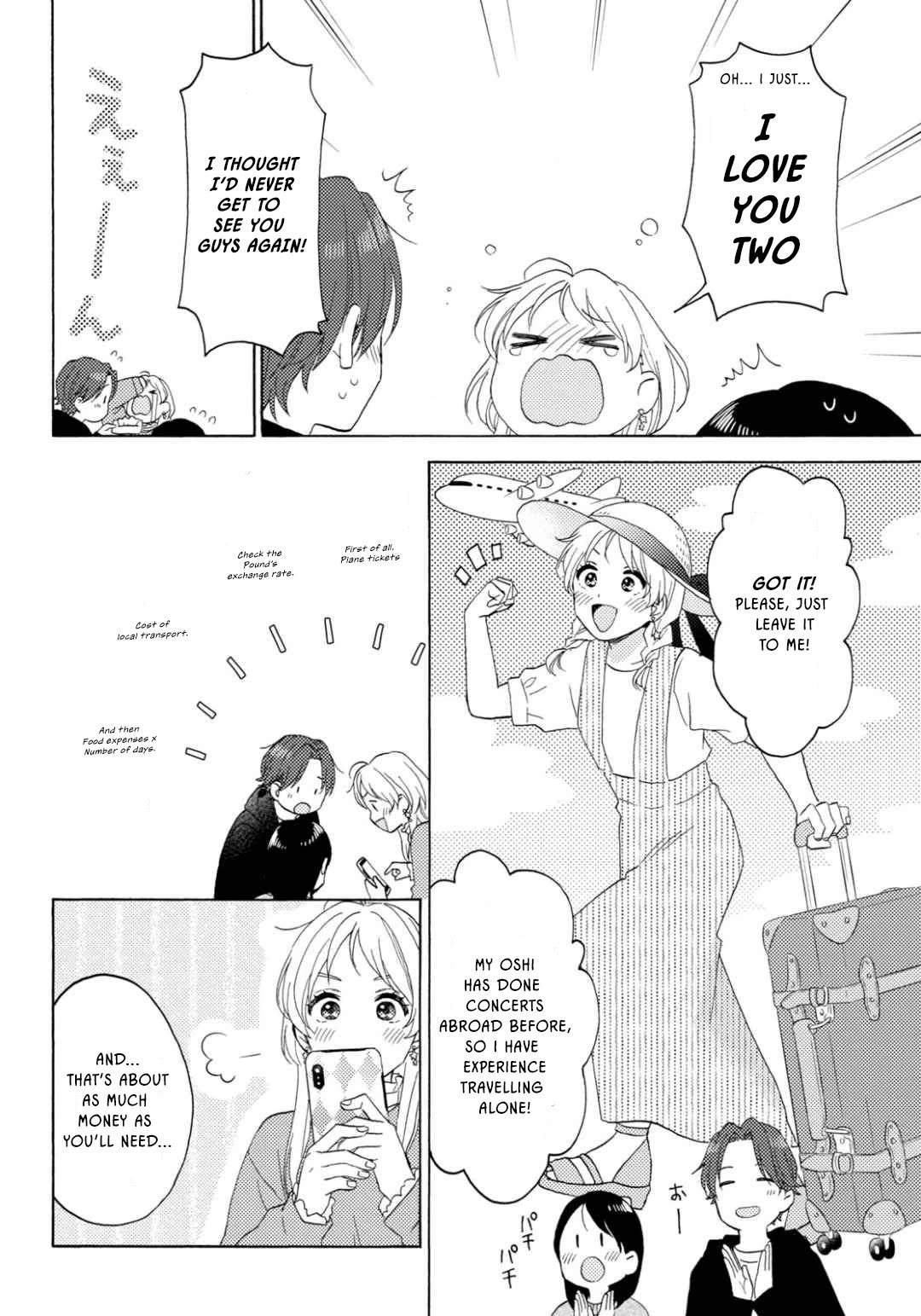 Hananoi-kun to Koi no Yamai Chapter 66 page 4 - Chapter 66: Her First Journey