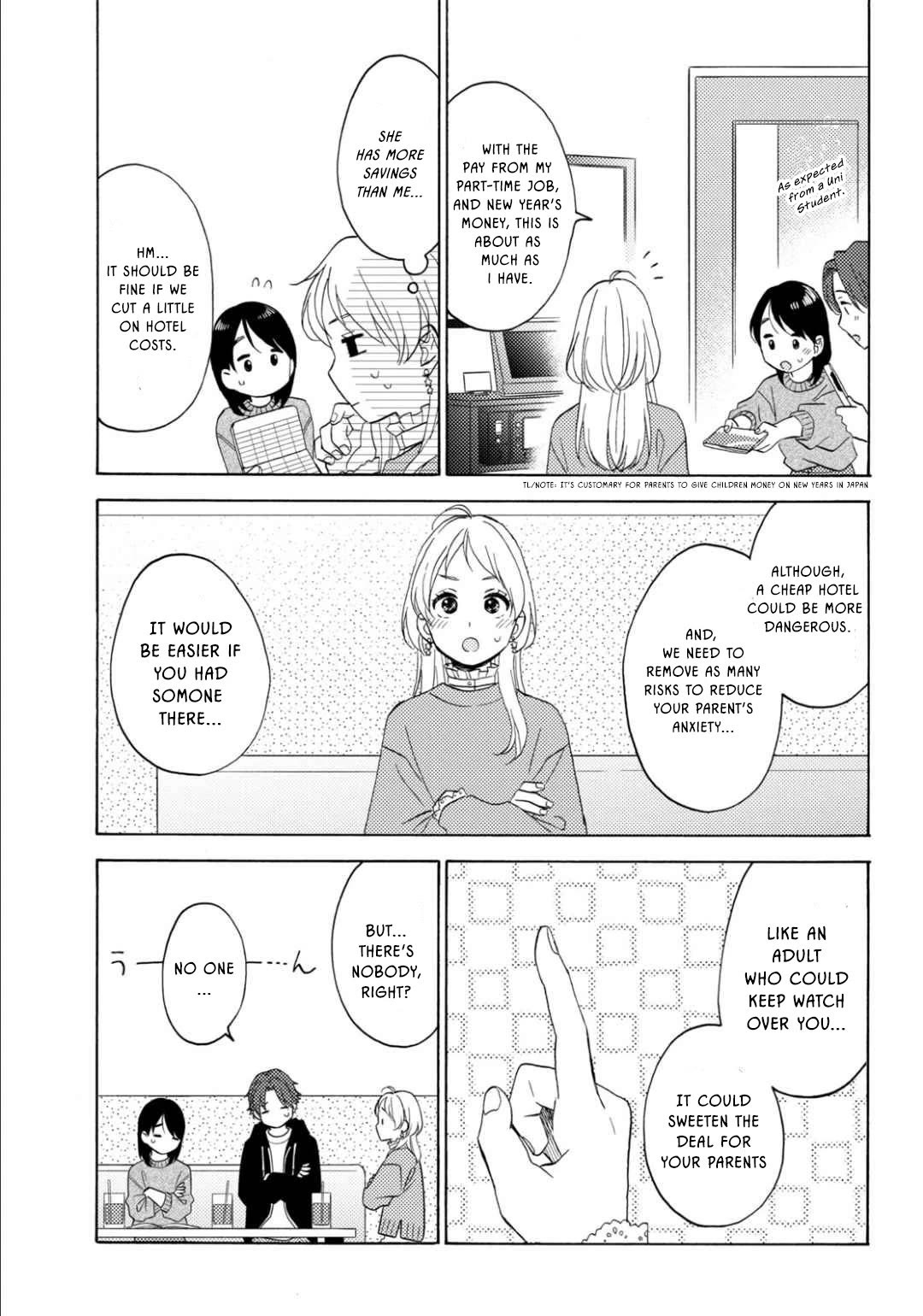 Hananoi-kun to Koi no Yamai Chapter 66 page 5 - Chapter 66: Her First Journey