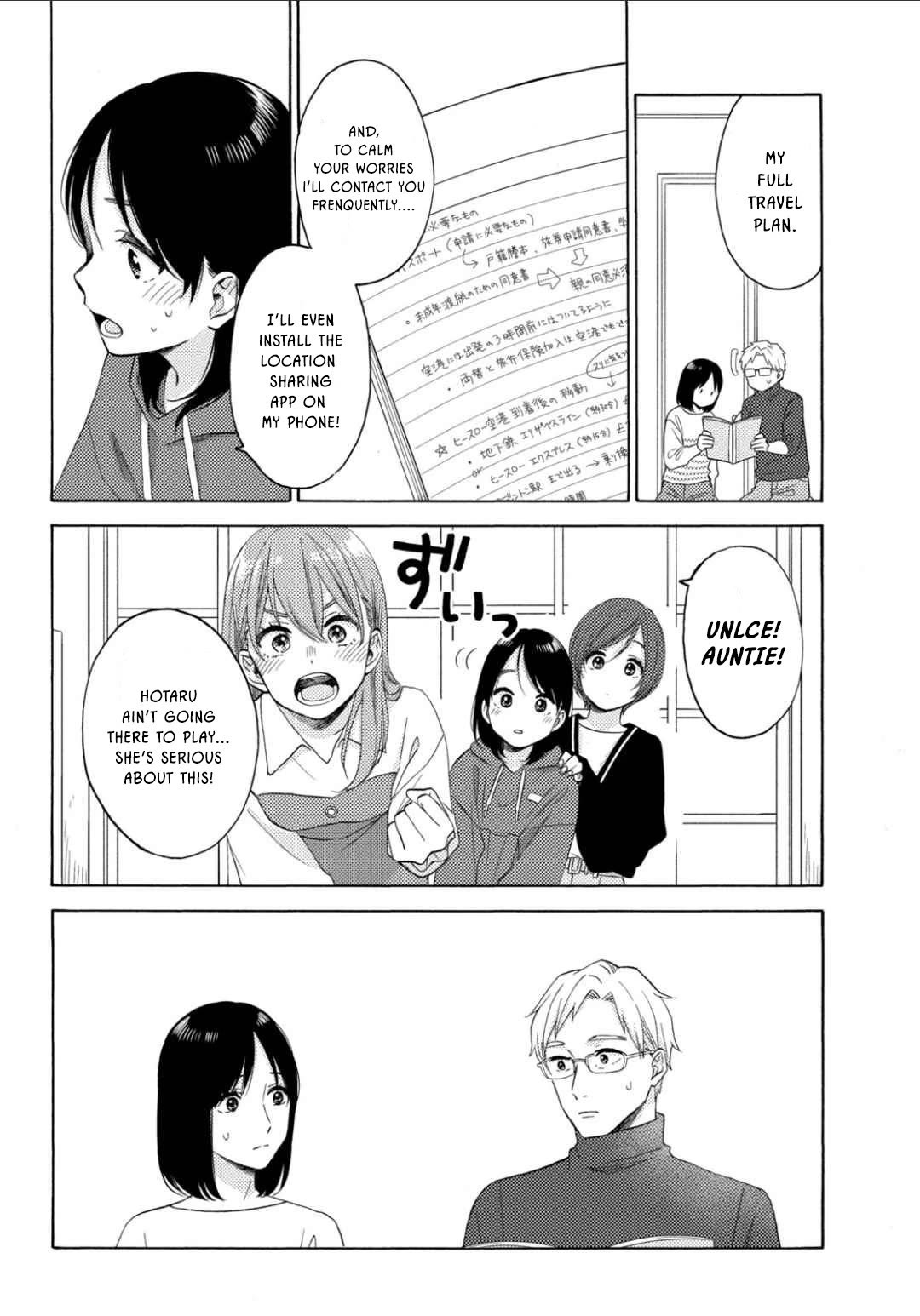 Hananoi-kun to Koi no Yamai Chapter 66 page 8 - Chapter 66: Her First Journey