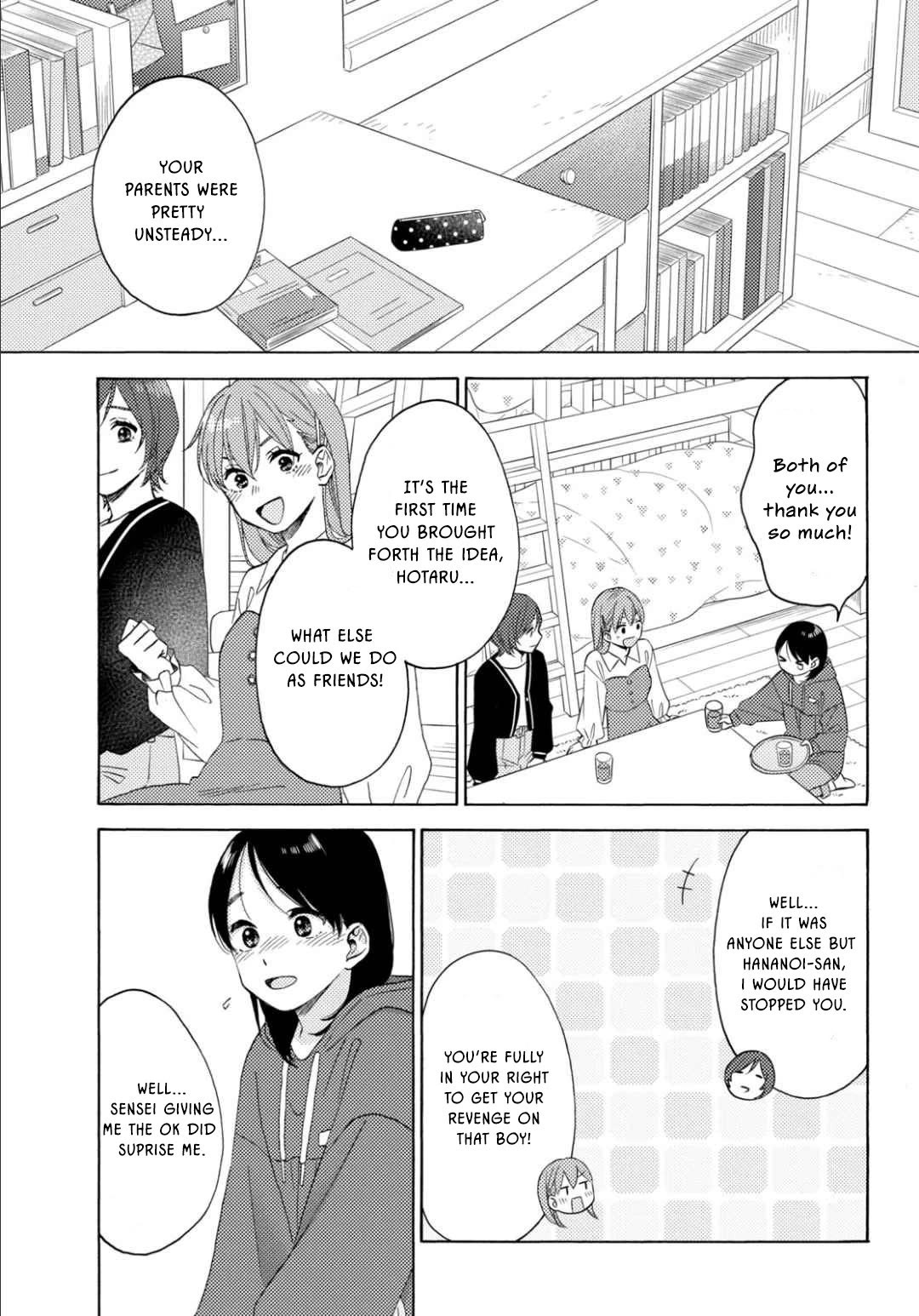 Hananoi-kun to Koi no Yamai Chapter 66 page 9 - Chapter 66: Her First Journey