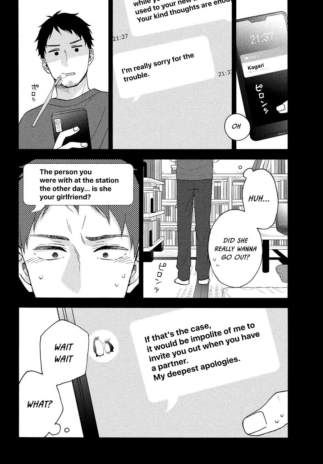 Hananoi-kun to Koi no Yamai Chapter 70 page 21 - Chapter 70: His first "Welcome home"