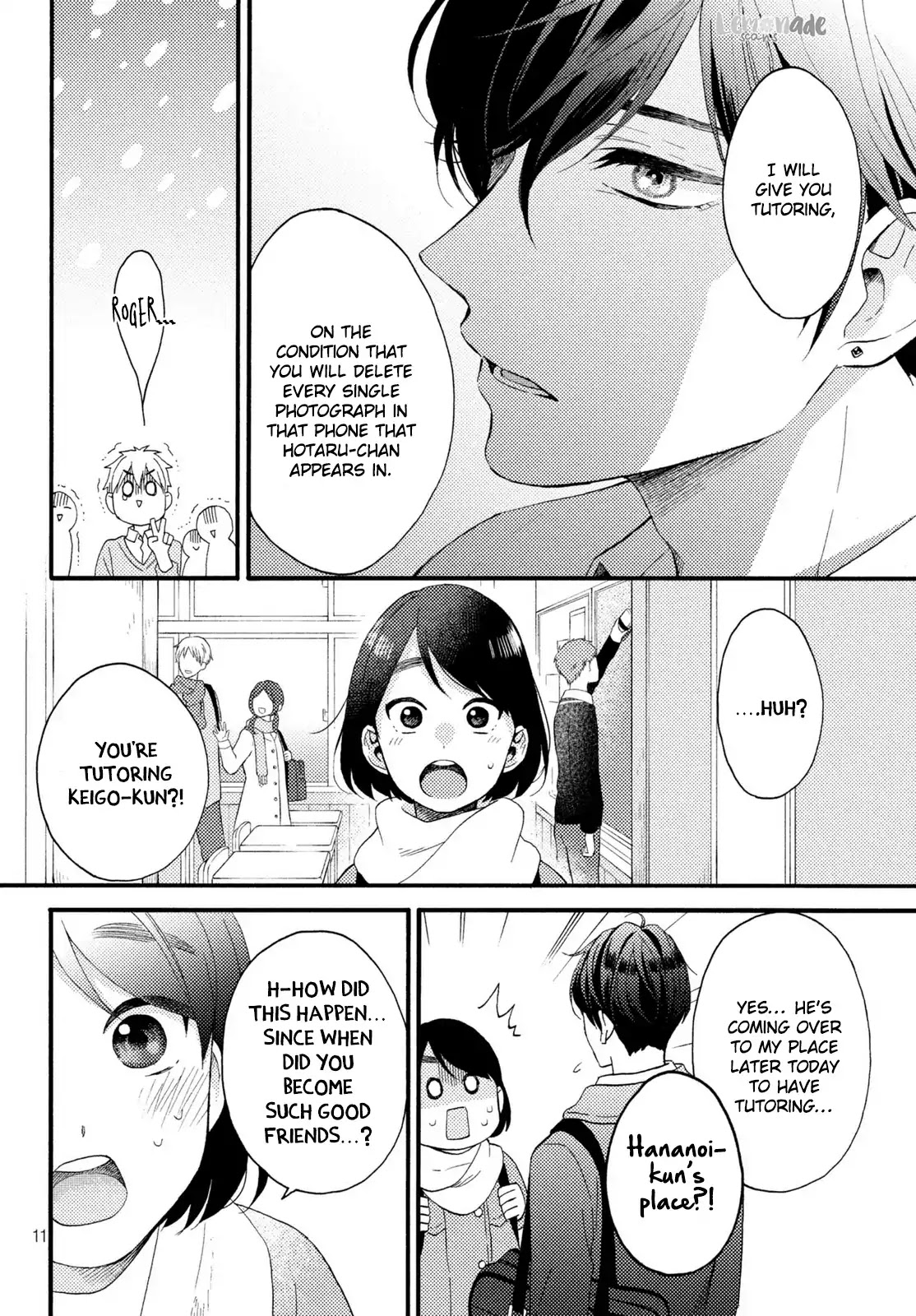 Hananoi-kun to Koi no Yamai Chapter 9 page 12 - Chapter 9: First Sleep Over