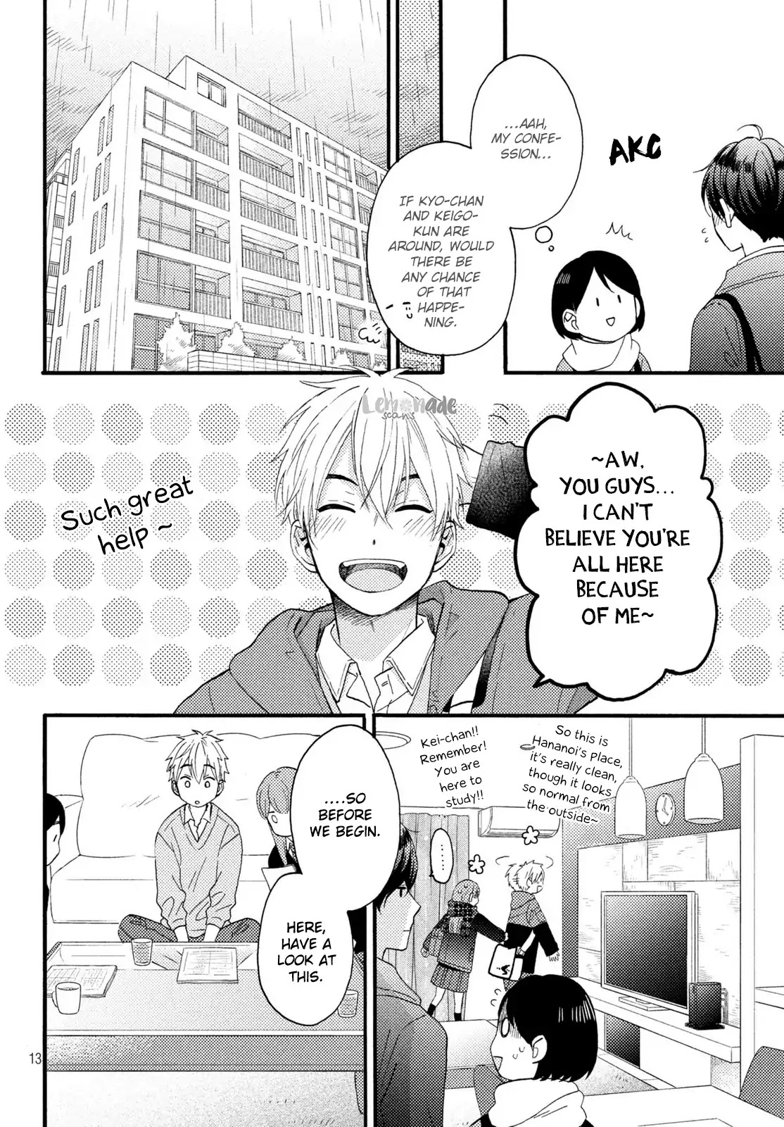 Hananoi-kun to Koi no Yamai Chapter 9 page 14 - Chapter 9: First Sleep Over