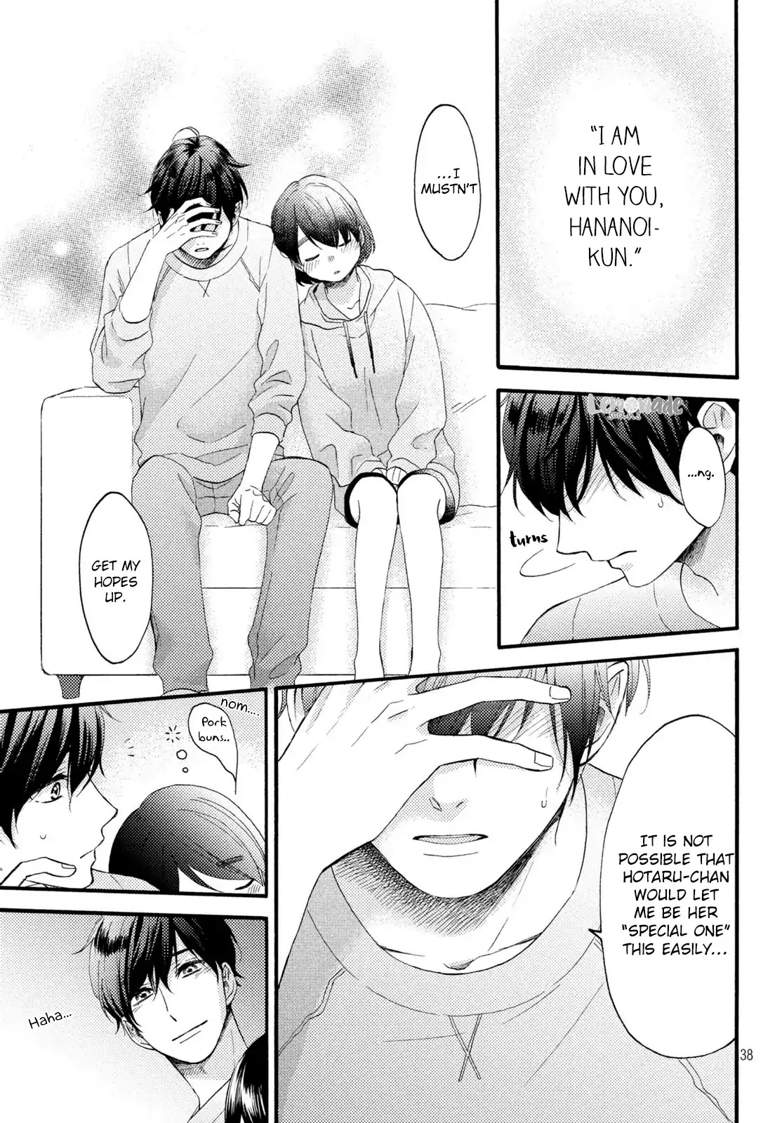 Hananoi-kun to Koi no Yamai Chapter 9 page 39 - Chapter 9: First Sleep Over