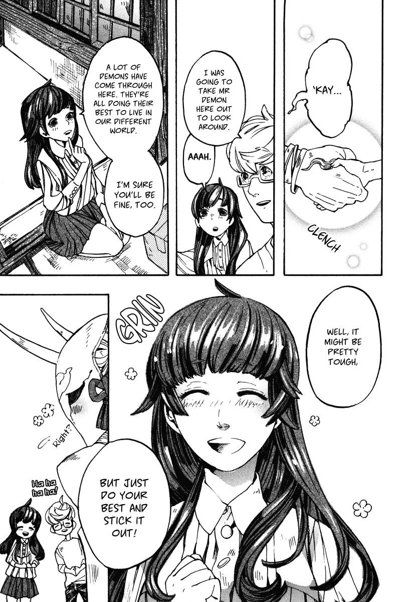 Hanaoni Tobira no Sakaimeya-san Chapter 1 page 14 - Chapter 1: The Kind Demon's Dream