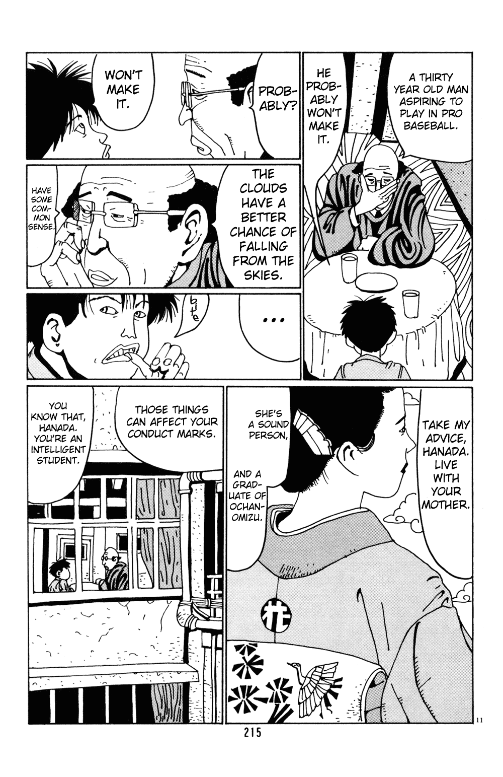 Hanaotoko Chapter 12.2 page 11 - Chapter 12 v2 : Eggplants will never grow on cucumber vines