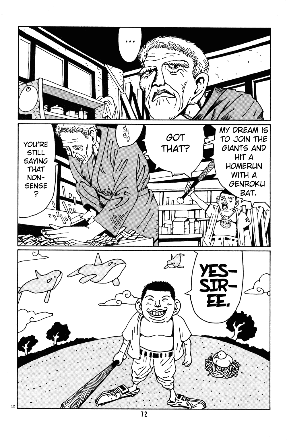 Hanaotoko Chapter 17.2 page 12 - Chapter 17 v2 : Genroku Blues