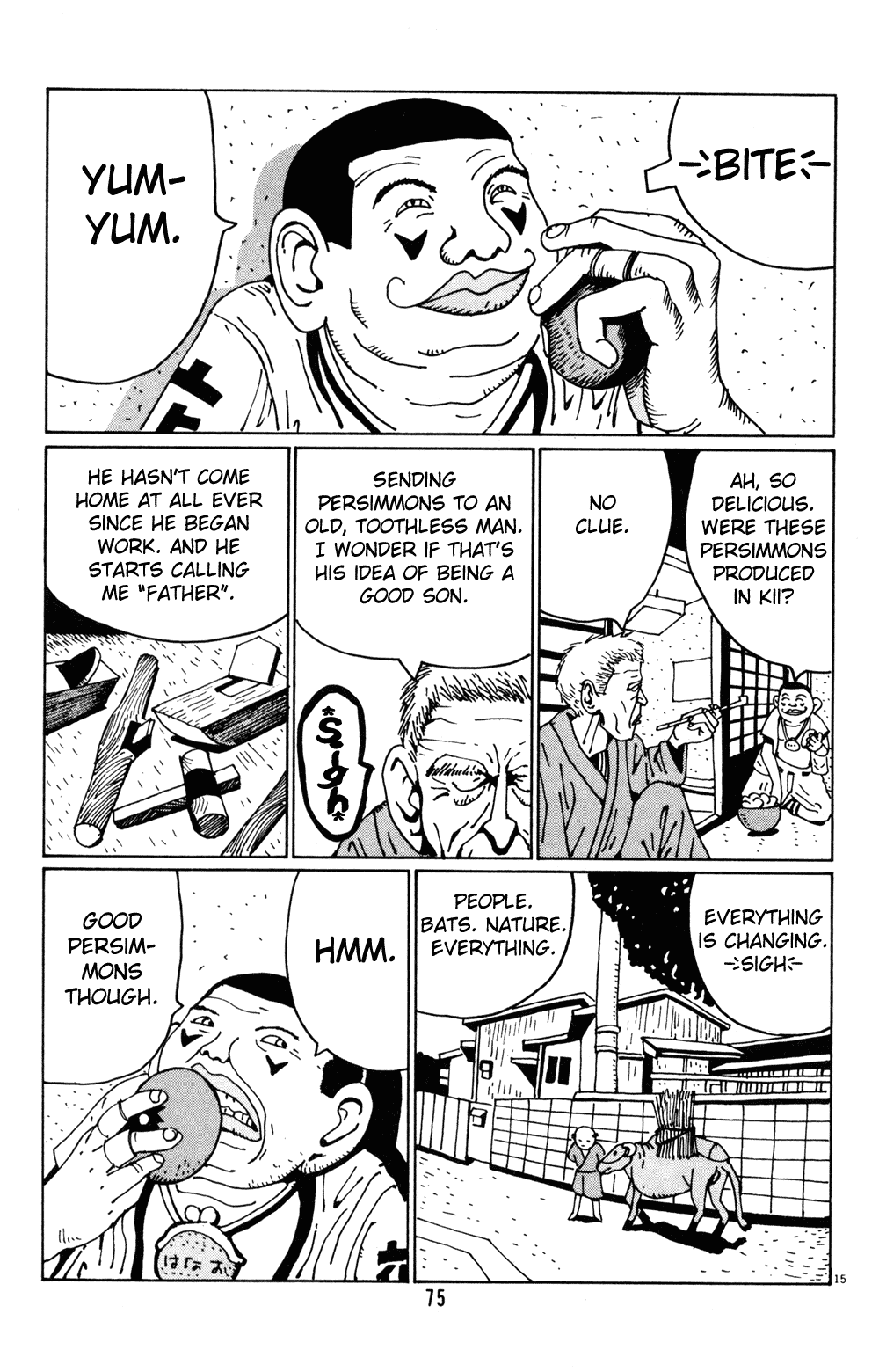 Hanaotoko Chapter 17.2 page 15 - Chapter 17 v2 : Genroku Blues