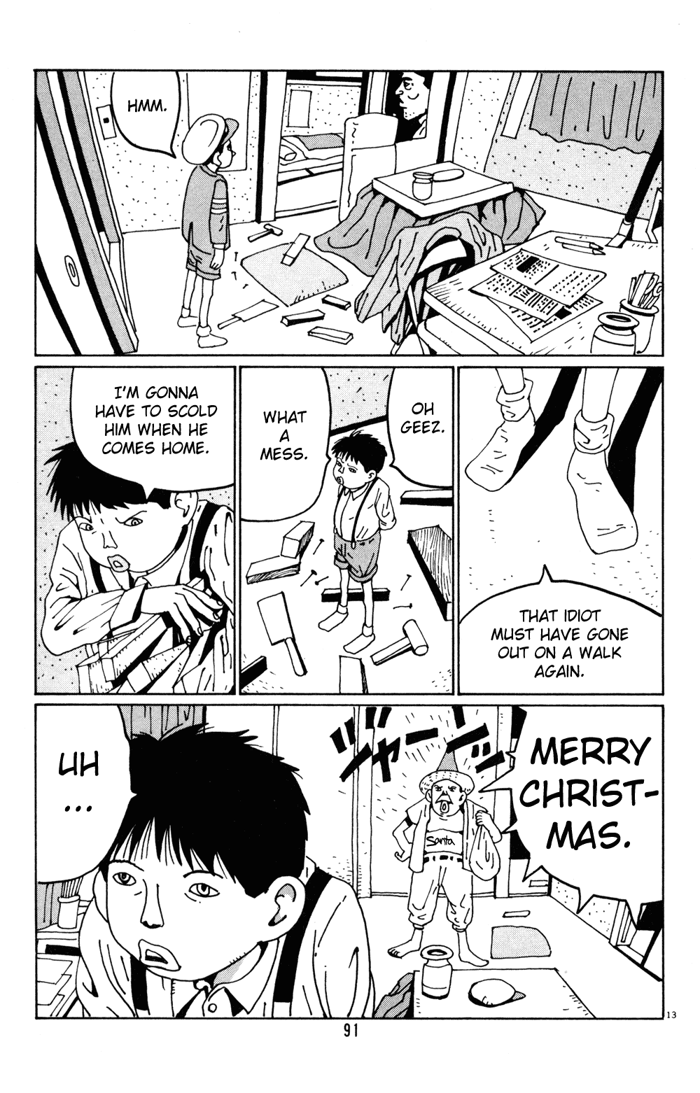 Hanaotoko Chapter 18.2 page 13 - Chapter 18 v2 : Did Beloved Sadaharu Pull the Sleigh?