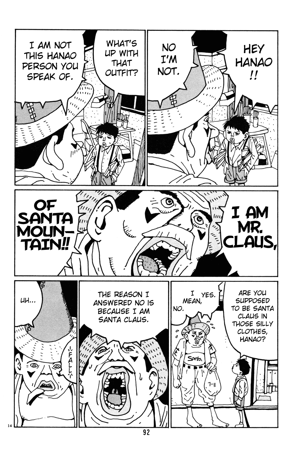 Hanaotoko Chapter 18.2 page 14 - Chapter 18 v2 : Did Beloved Sadaharu Pull the Sleigh?