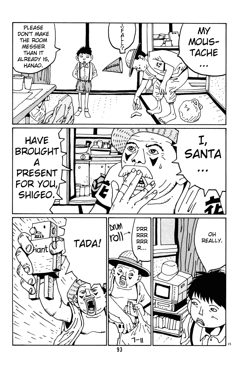 Hanaotoko Chapter 18.2 page 15 - Chapter 18 v2 : Did Beloved Sadaharu Pull the Sleigh?