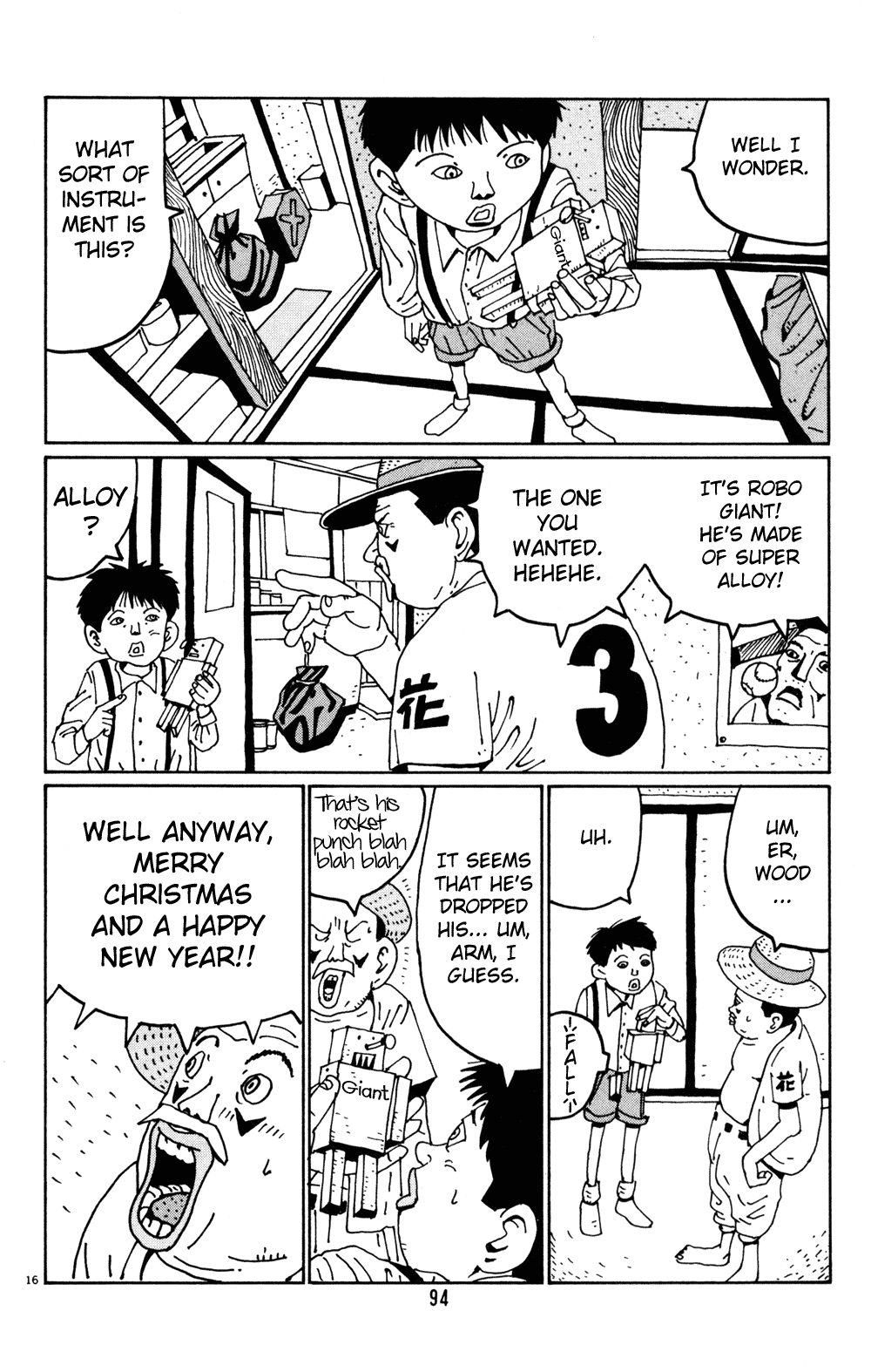 Hanaotoko Chapter 18.2 page 16 - Chapter 18 v2 : Did Beloved Sadaharu Pull the Sleigh?