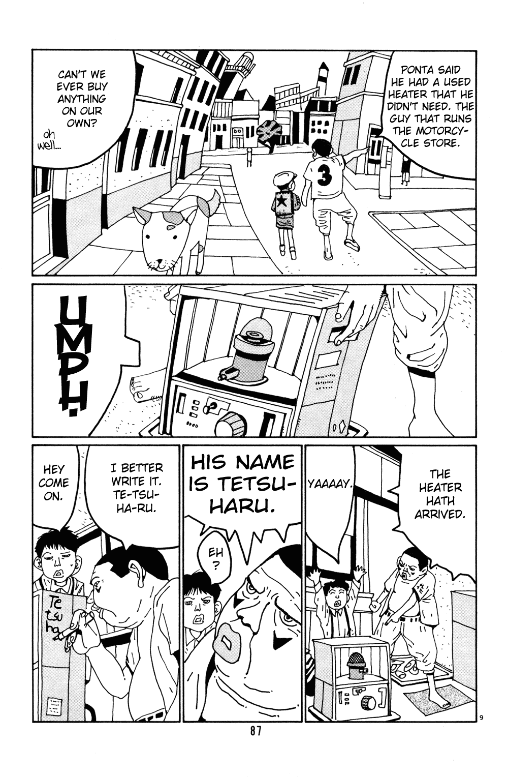 Hanaotoko Chapter 18.2 page 9 - Chapter 18 v2 : Did Beloved Sadaharu Pull the Sleigh?