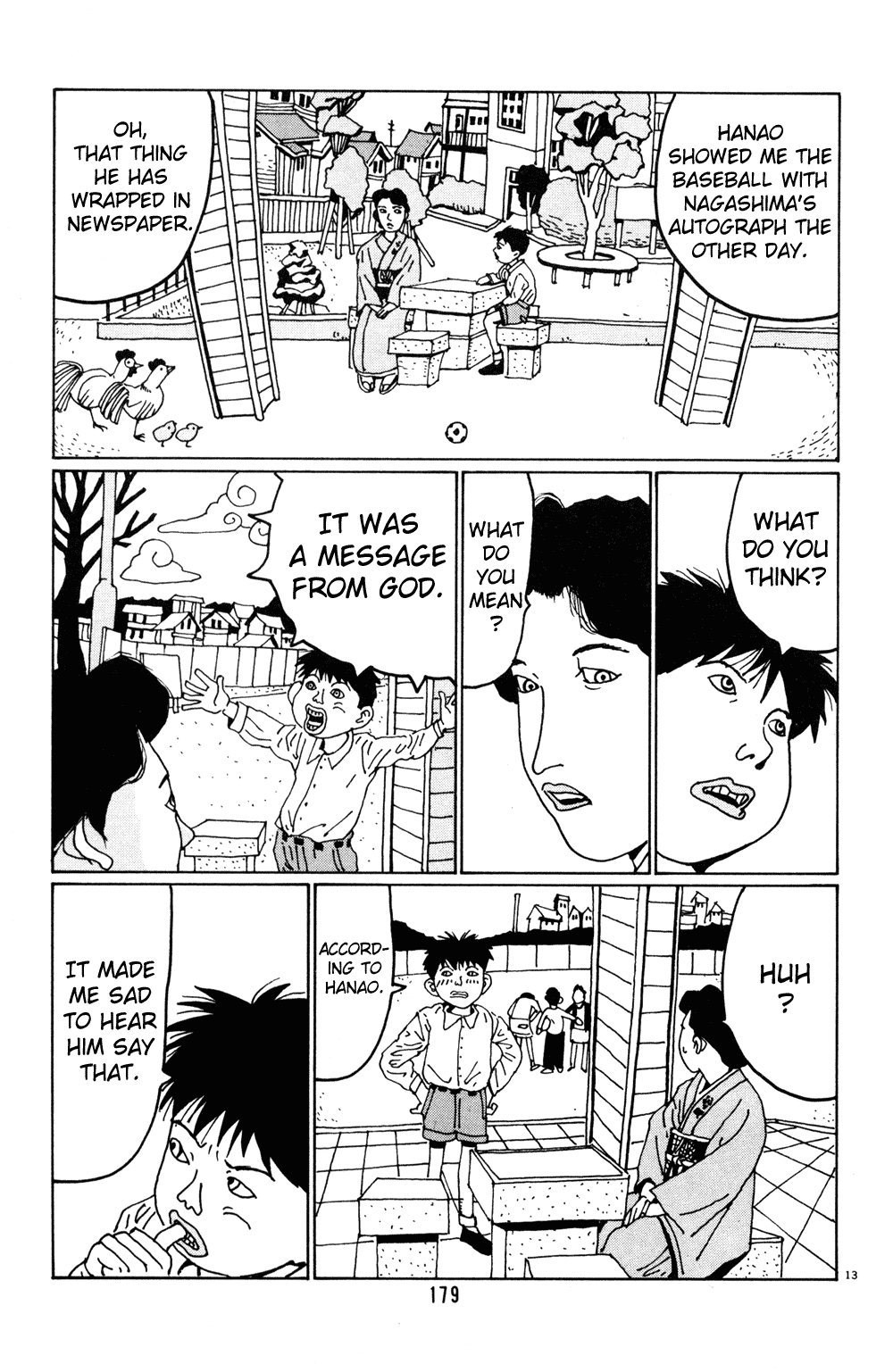 Hanaotoko Chapter 23.2 page 13 - Chapter 23 v2 : Winter, 10th Year of Shigeo's Life