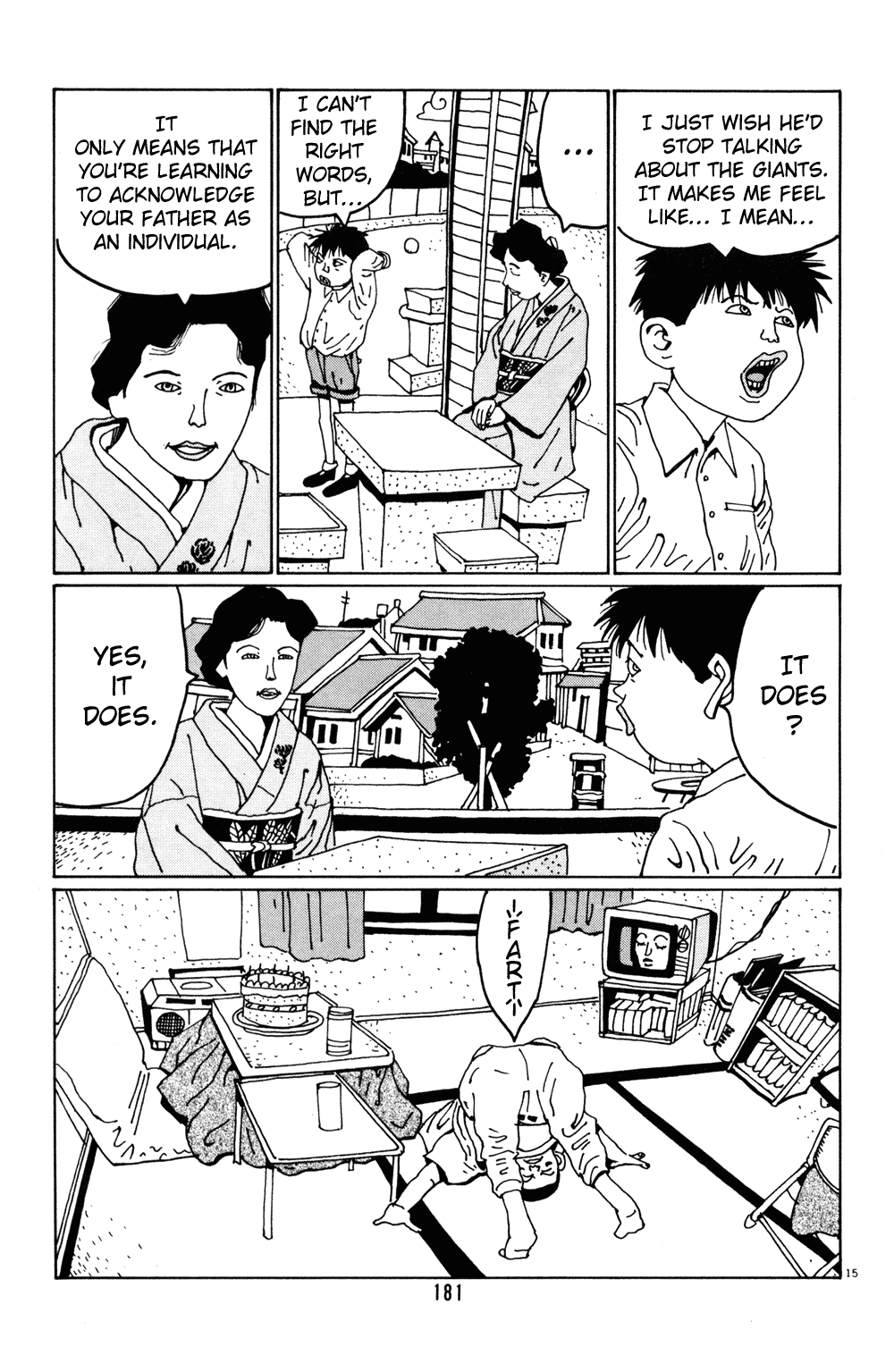 Hanaotoko Chapter 23.2 page 15 - Chapter 23 v2 : Winter, 10th Year of Shigeo's Life