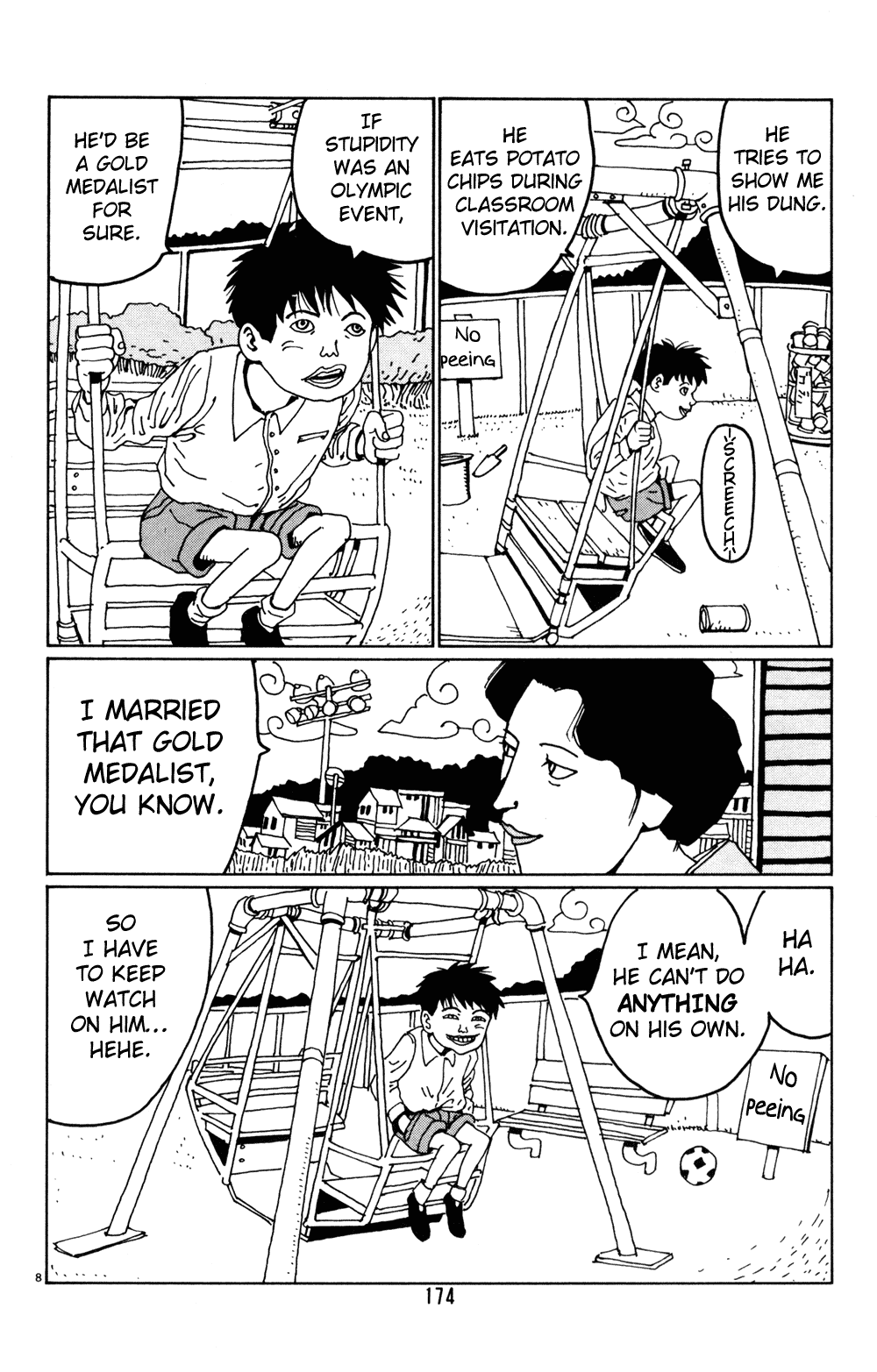 Hanaotoko Chapter 23.2 page 8 - Chapter 23 v2 : Winter, 10th Year of Shigeo's Life