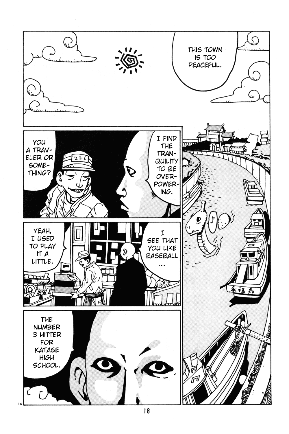 Hanaotoko Chapter 27.2 page 17 - Chapter 27 v2 : The Demon, Spring, Baseball And Dreams...