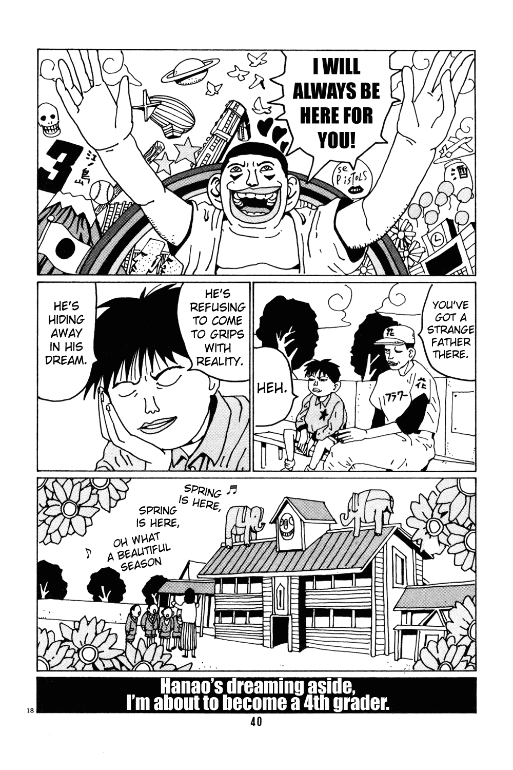 Hanaotoko Chapter 28.2 page 18 - Chapter 28 v2 : The Dreaming Years