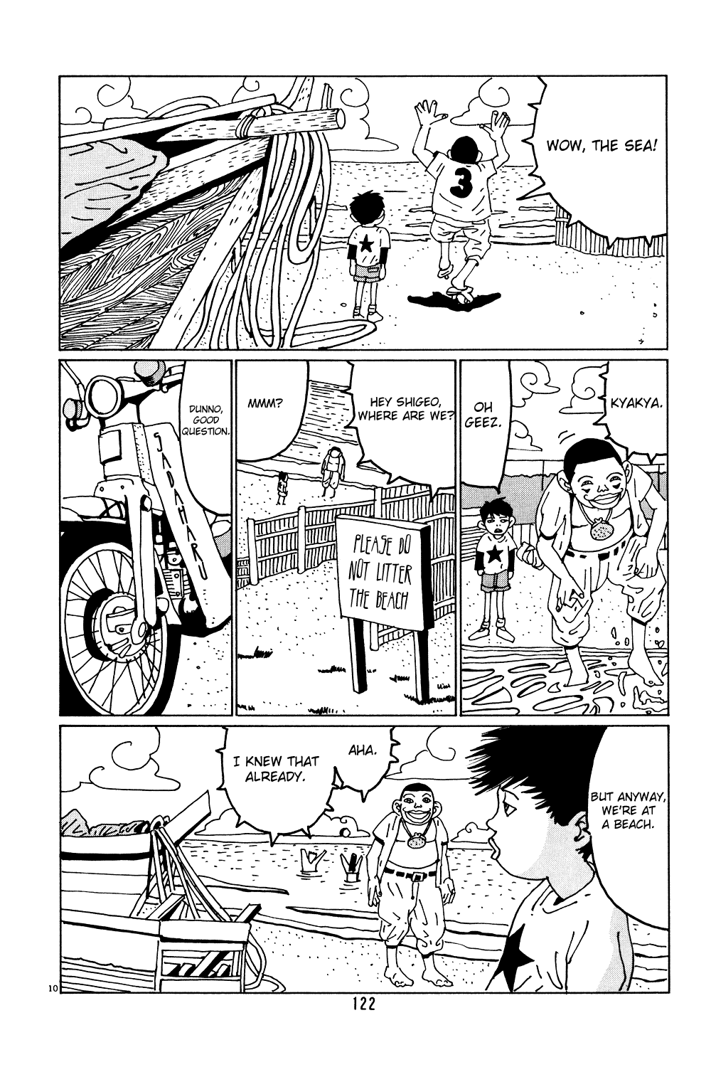 Hanaotoko Chapter 33.2 page 10 - Chapter 33 v2 : The Hanadas' Bizzare Journey