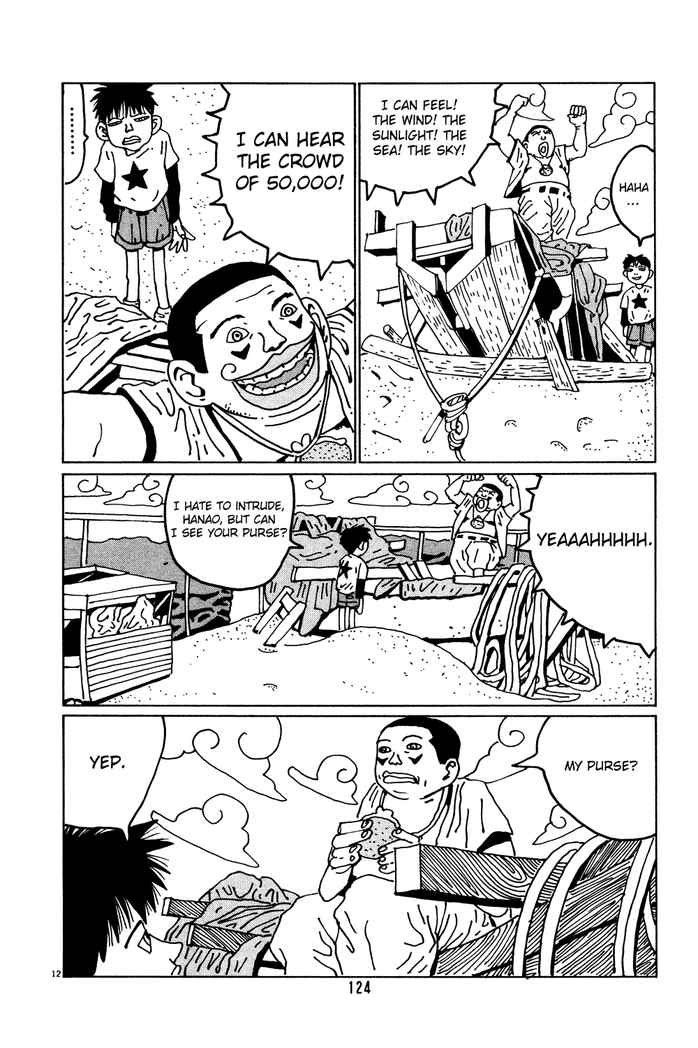 Hanaotoko Chapter 33.2 page 12 - Chapter 33 v2 : The Hanadas' Bizzare Journey