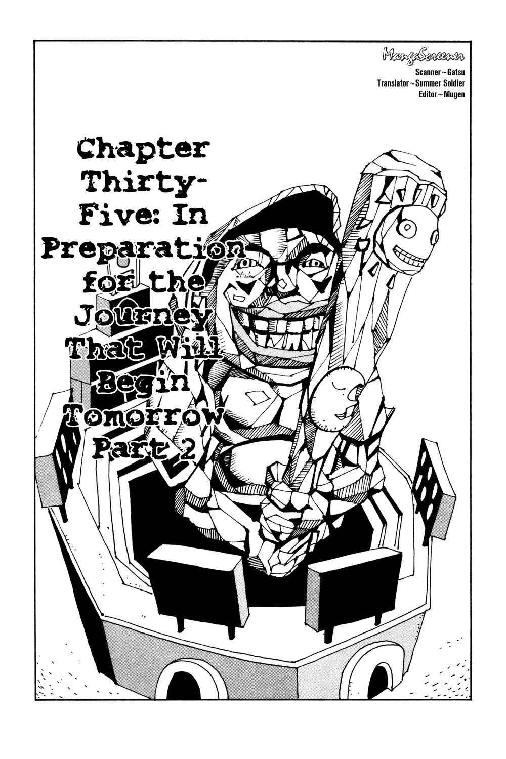 Hanaotoko Chapter 35.2 page 1 - Chapter 35 v2 : In preparation for the adventure that will start tommorow, Part 2
