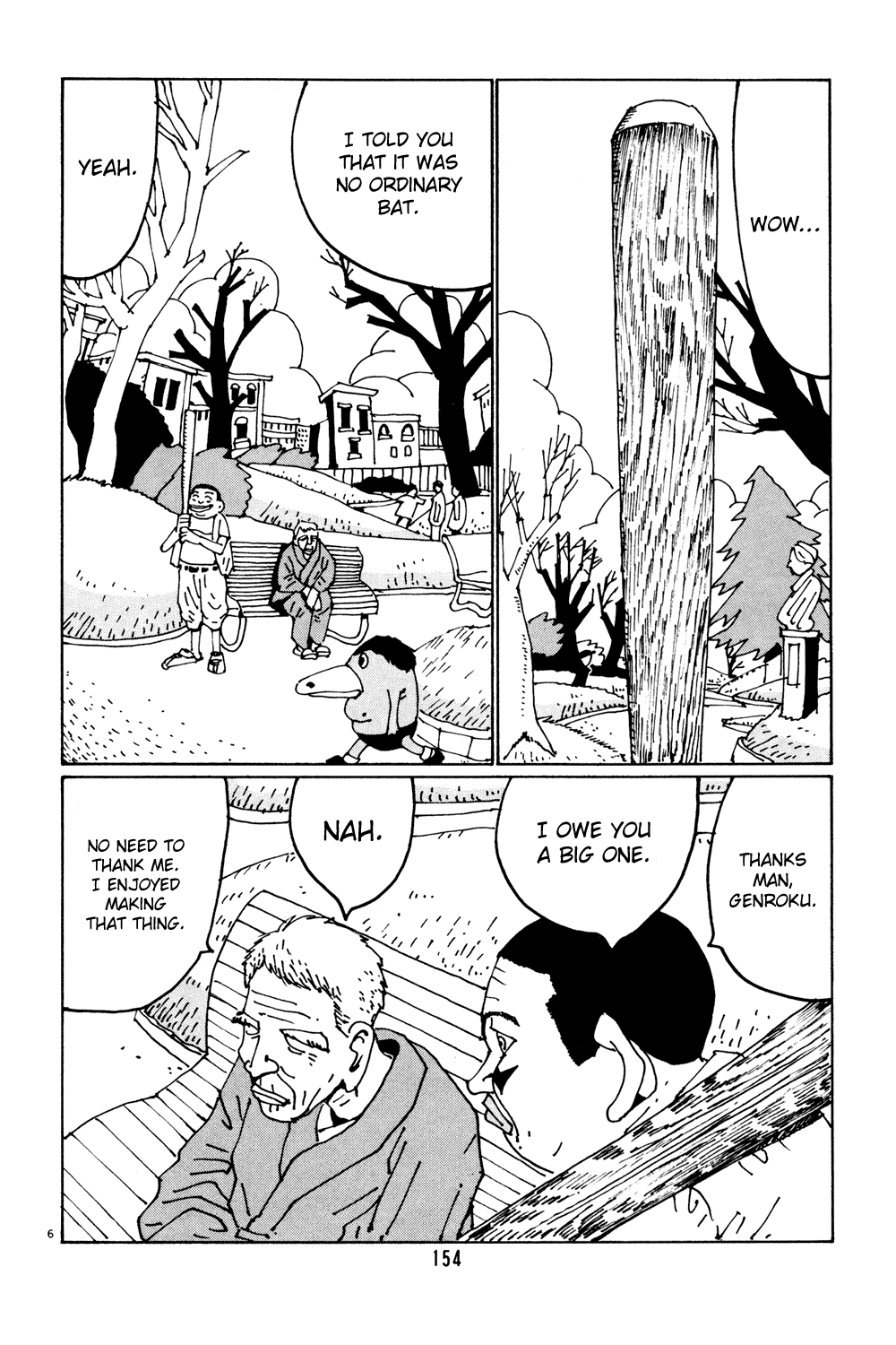 Hanaotoko Chapter 35.2 page 6 - Chapter 35 v2 : In preparation for the adventure that will start tommorow, Part 2