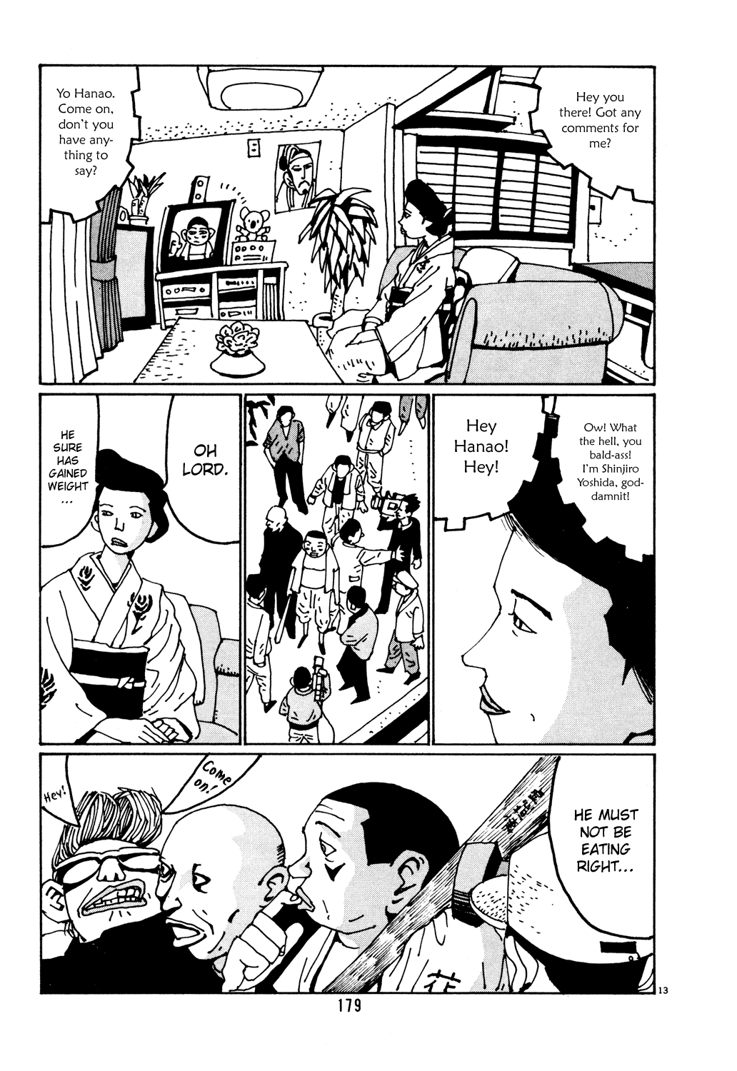 Hanaotoko Chapter 36.2 page 13 - Chapter 36 v2 : Let's Go My Crazy Papa